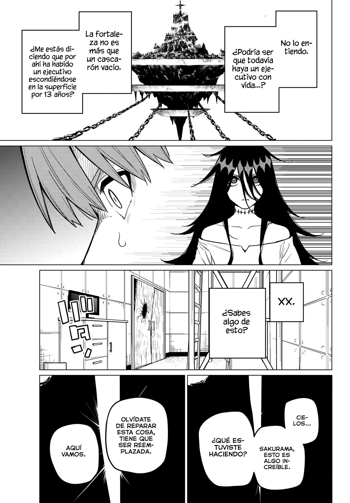 Sentai Daishikkaku Capitulo 23: Un mundo libre de conflictos. página 8