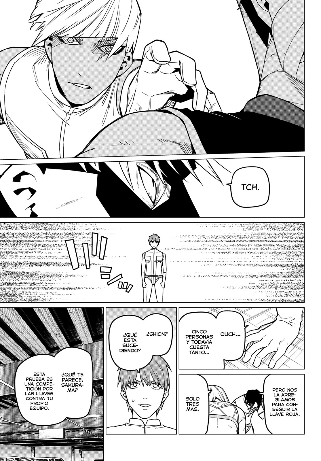 Sentai Daishikkaku Capitulo 24: Los exámenes de Bailong: Enfrentando al invasor azul página 14