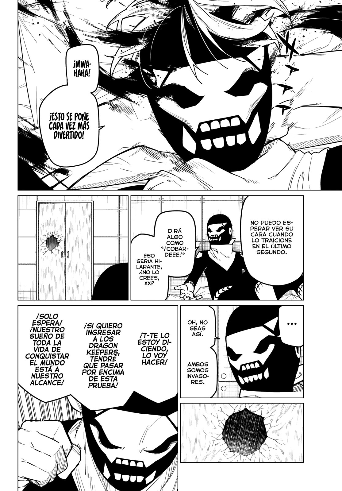 Sentai Daishikkaku Capitulo 24: Los exámenes de Bailong: Enfrentando al invasor azul página 3