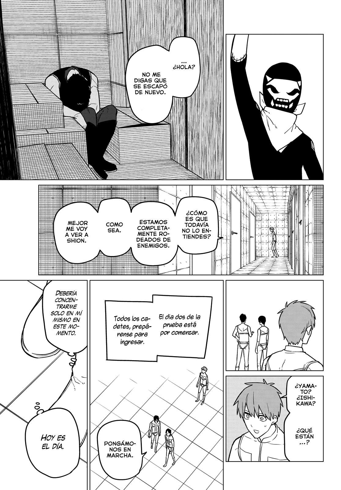 Sentai Daishikkaku Capitulo 24: Los exámenes de Bailong: Enfrentando al invasor azul página 4