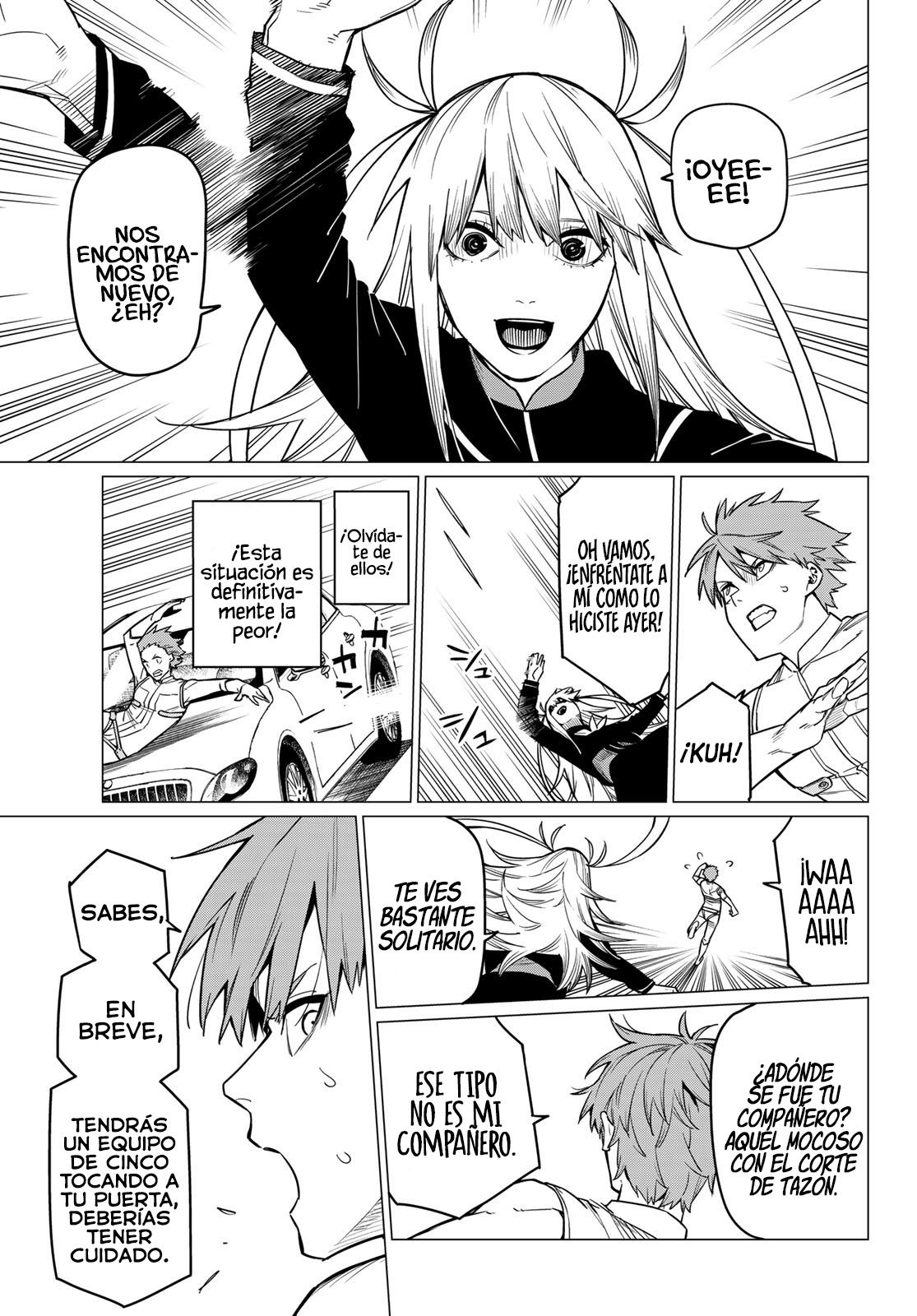 Sentai Daishikkaku Capitulo 25: Los exámenes de Bailong: Enfrentando al invasor verde página 8