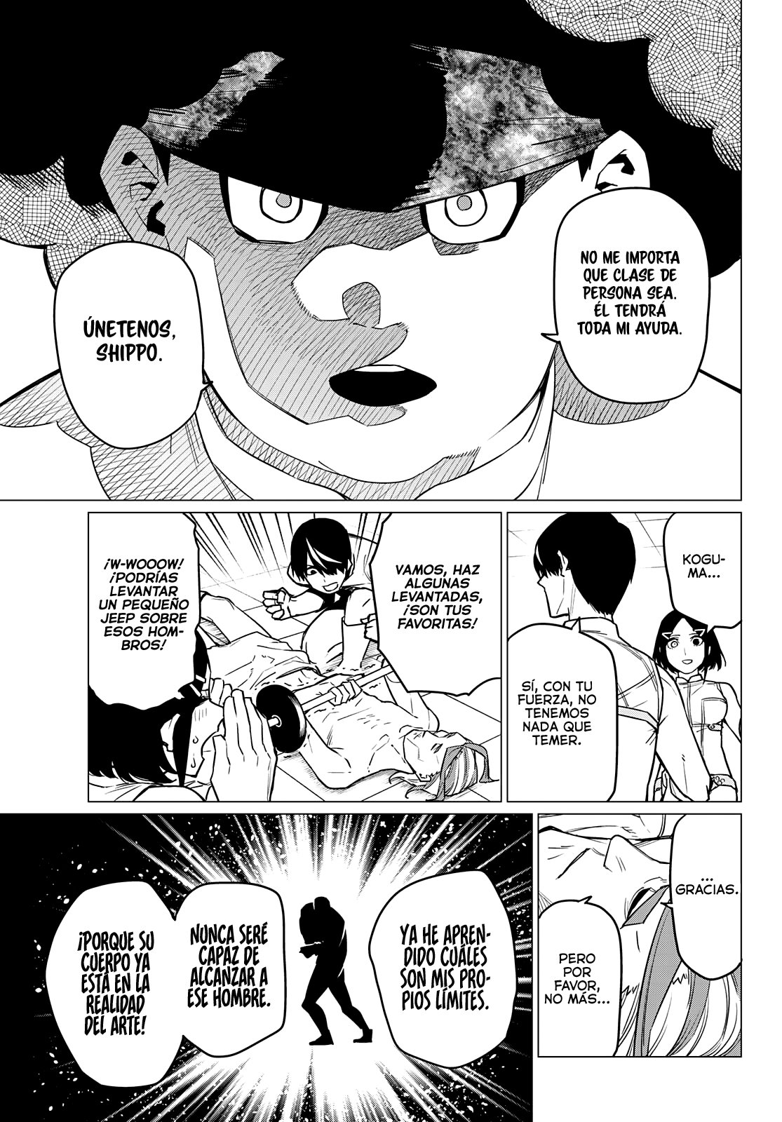 Sentai Daishikkaku Capitulo 29: Los exámenes de Bailong: Enfrentando el equipo de cadetes página 10