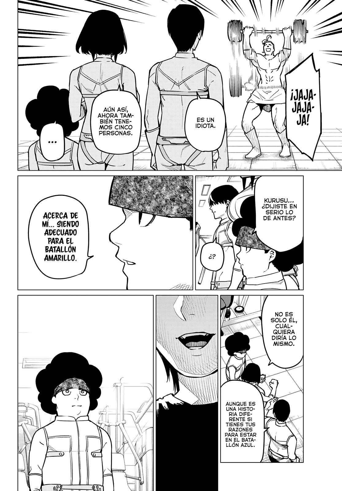 Sentai Daishikkaku Capitulo 29: Los exámenes de Bailong: Enfrentando el equipo de cadetes página 13