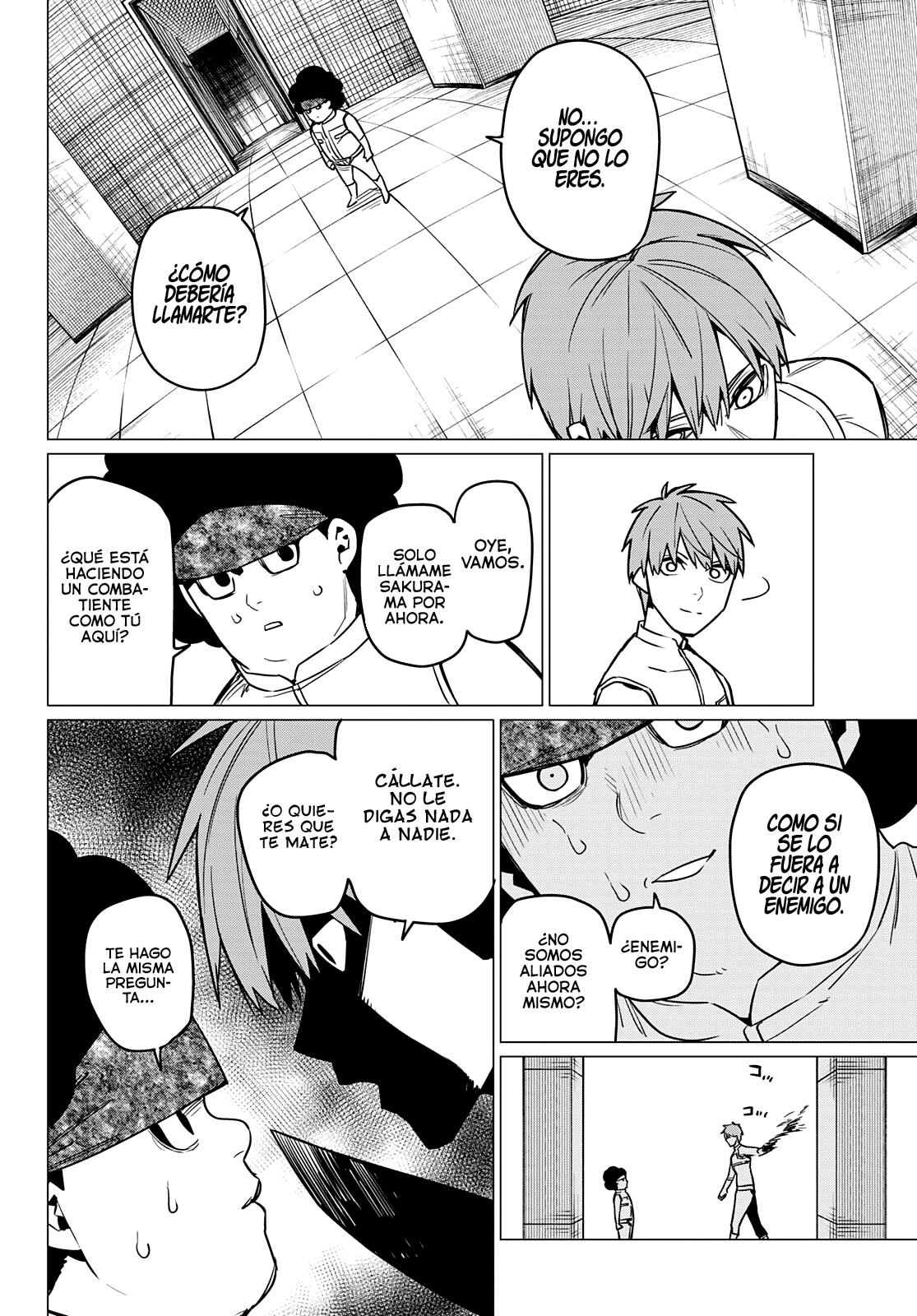 Sentai Daishikkaku Capitulo 29: Los exámenes de Bailong: Enfrentando el equipo de cadetes página 5