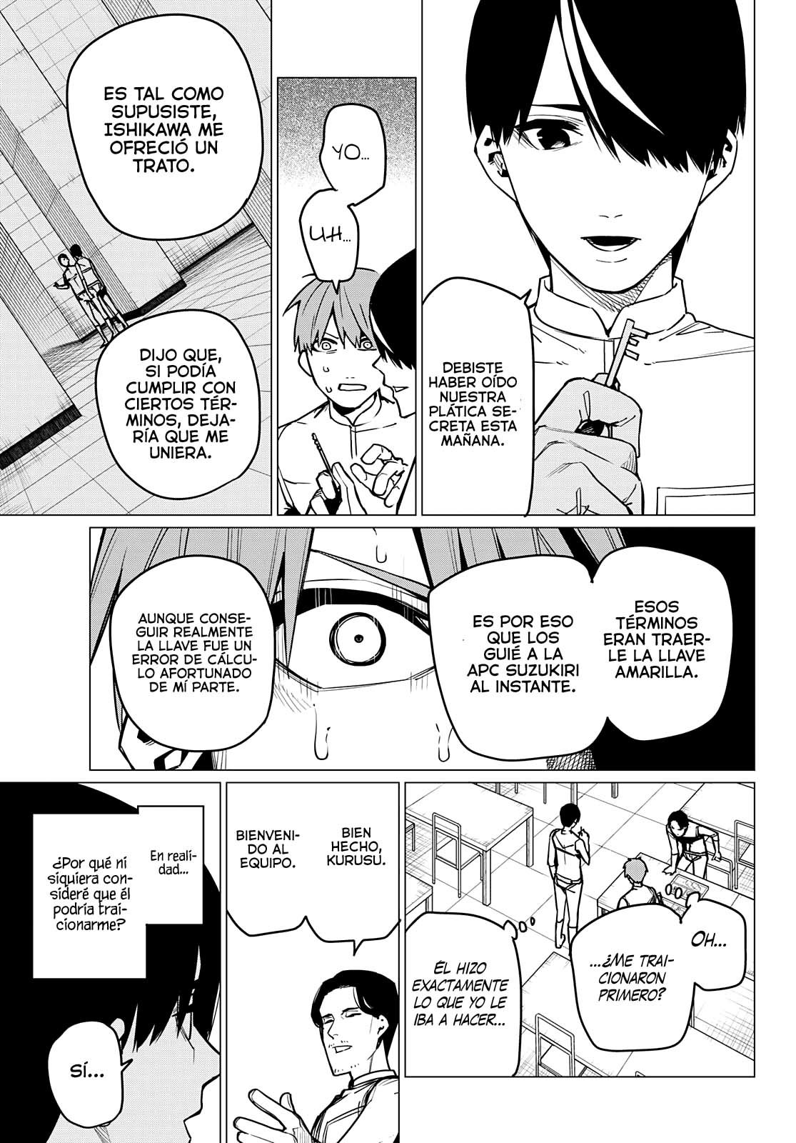 Sentai Daishikkaku Capitulo 30: Los exámenes de Bailong: Enfrentando al equipo de cadetes, parte 2 página 10