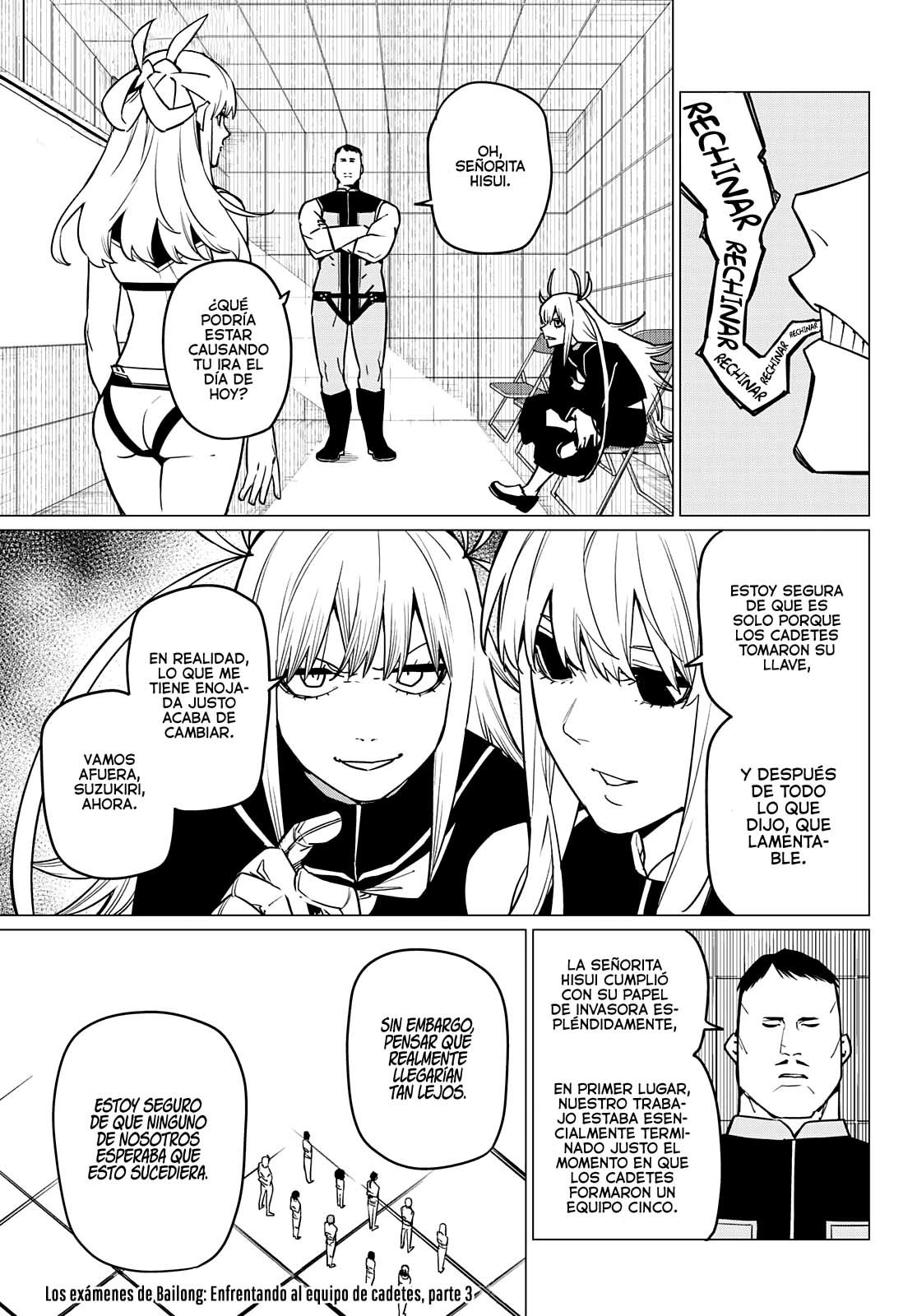 Sentai Daishikkaku Capitulo 31: Los exámenes de Bailong: Enfrentando al equipo de cadetes, parte 3 página 2