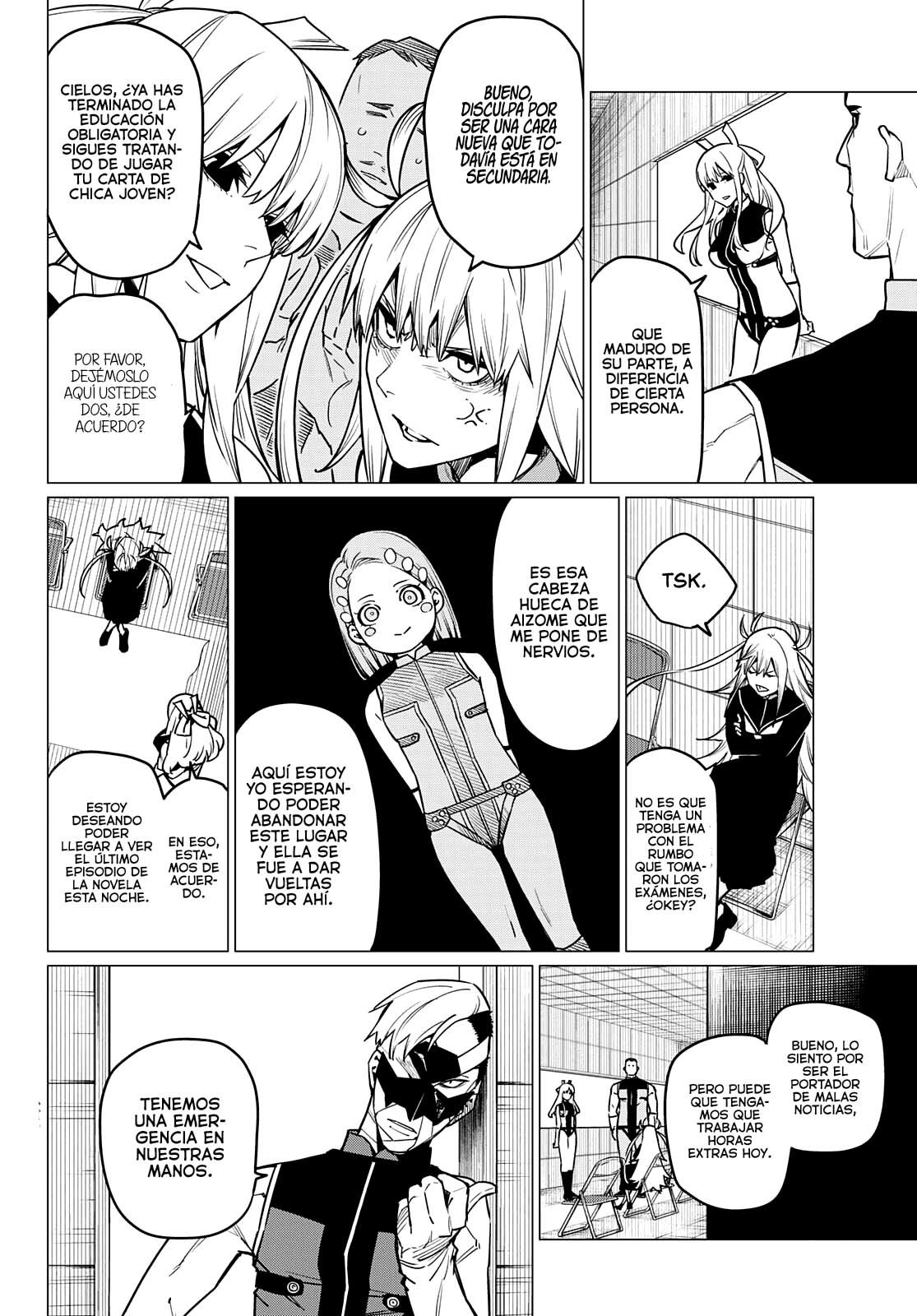 Sentai Daishikkaku Capitulo 31: Los exámenes de Bailong: Enfrentando al equipo de cadetes, parte 3 página 3