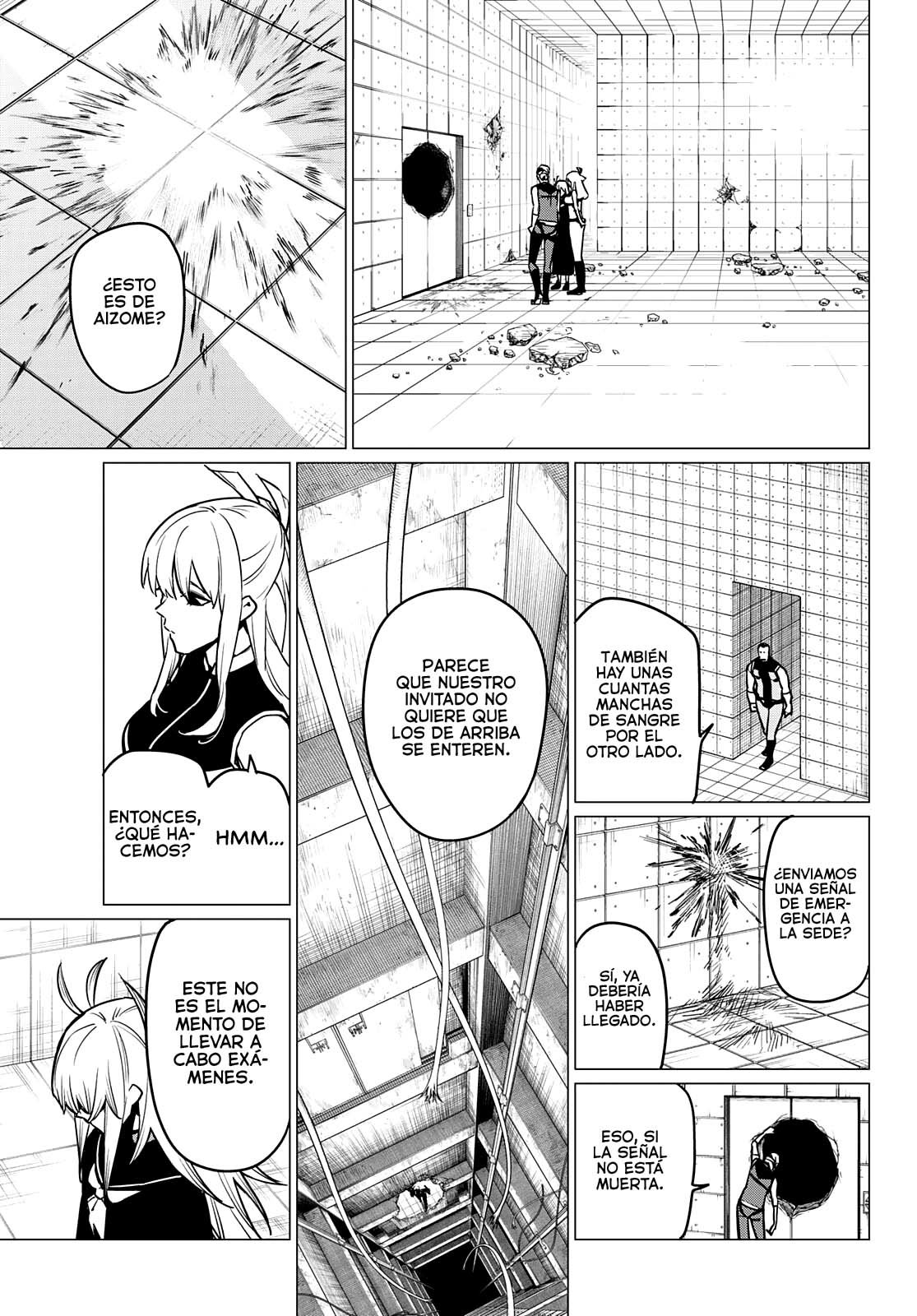 Sentai Daishikkaku Capitulo 31: Los exámenes de Bailong: Enfrentando al equipo de cadetes, parte 3 página 4