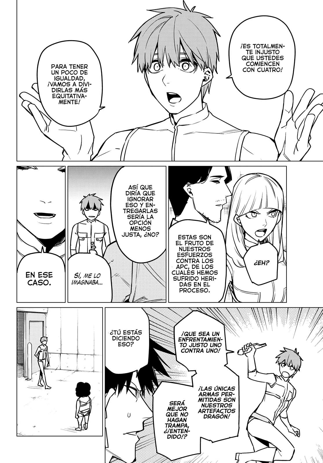 Sentai Daishikkaku Capitulo 31: Los exámenes de Bailong: Enfrentando al equipo de cadetes, parte 3 página 7