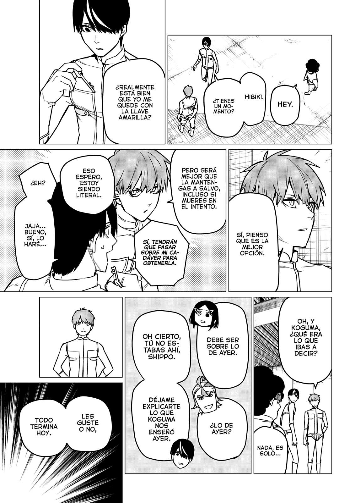 Sentai Daishikkaku Capitulo 31: Los exámenes de Bailong: Enfrentando al equipo de cadetes, parte 3 página 8