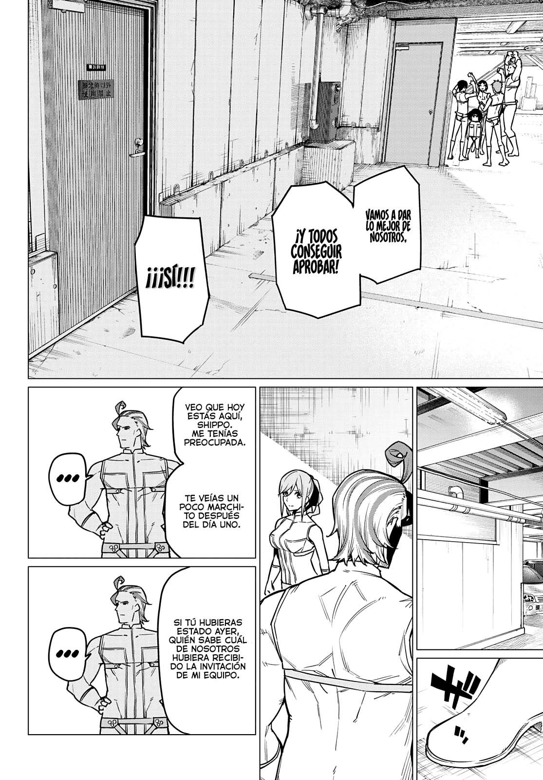 Sentai Daishikkaku Capitulo 31: Los exámenes de Bailong: Enfrentando al equipo de cadetes, parte 3 página 9