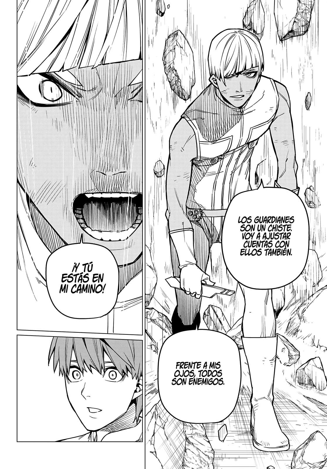Sentai Daishikkaku Capitulo 32: Los exámenes de Bailong: Enfrentando al equipo de cadetes, parte 4. página 13