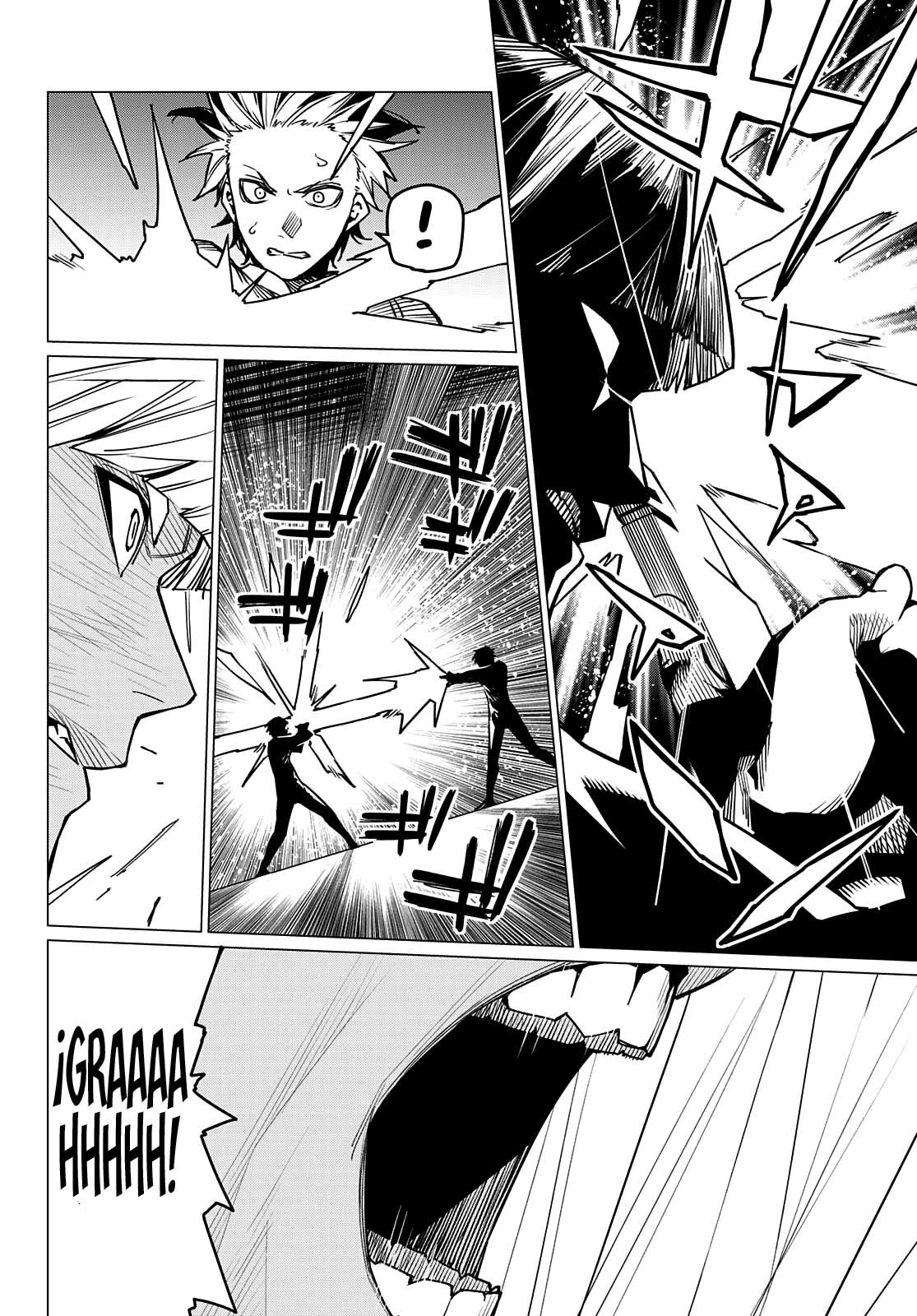 Sentai Daishikkaku Capitulo 32: Los exámenes de Bailong: Enfrentando al equipo de cadetes, parte 4. página 15