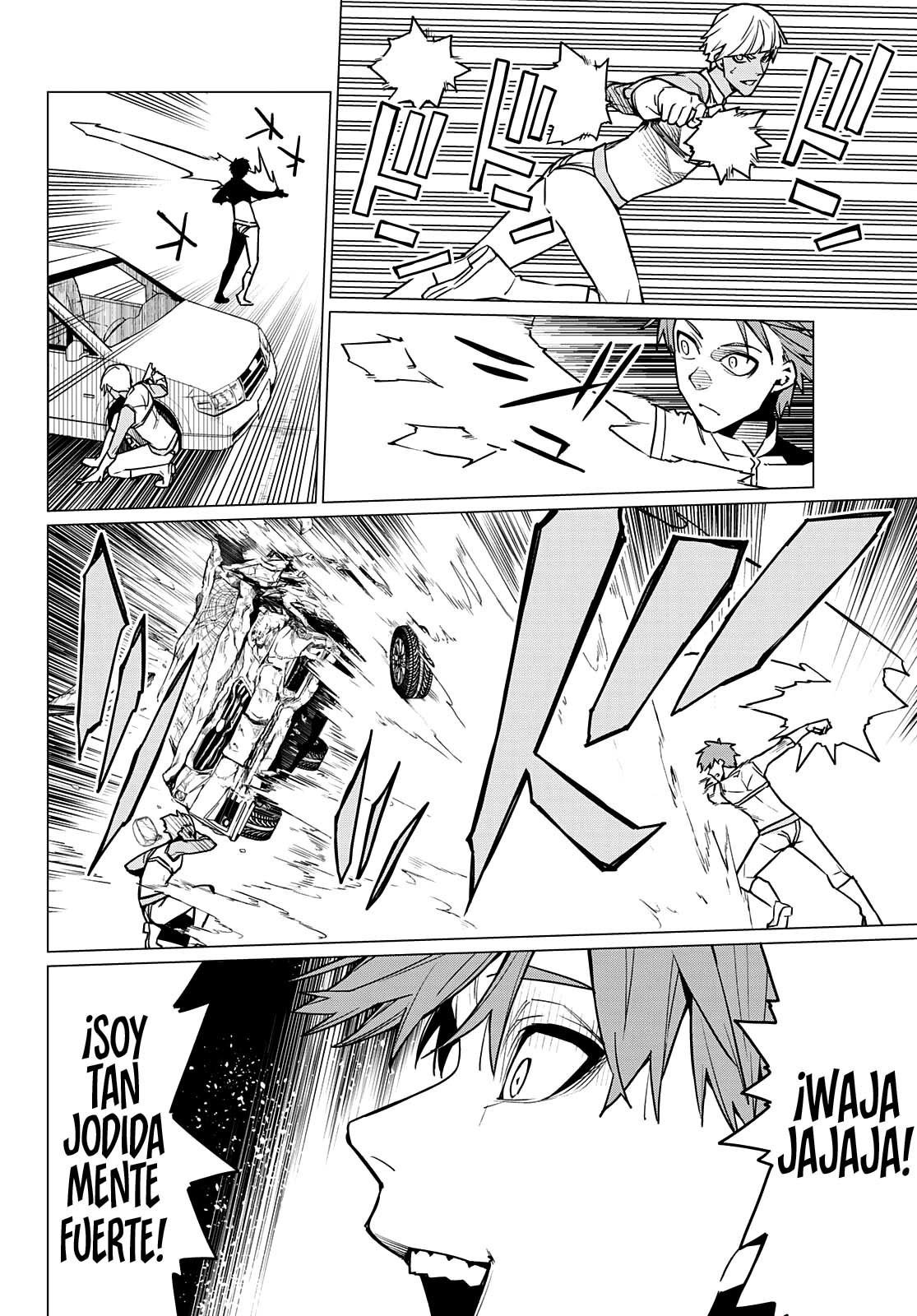 Sentai Daishikkaku Capitulo 32: Los exámenes de Bailong: Enfrentando al equipo de cadetes, parte 4. página 5
