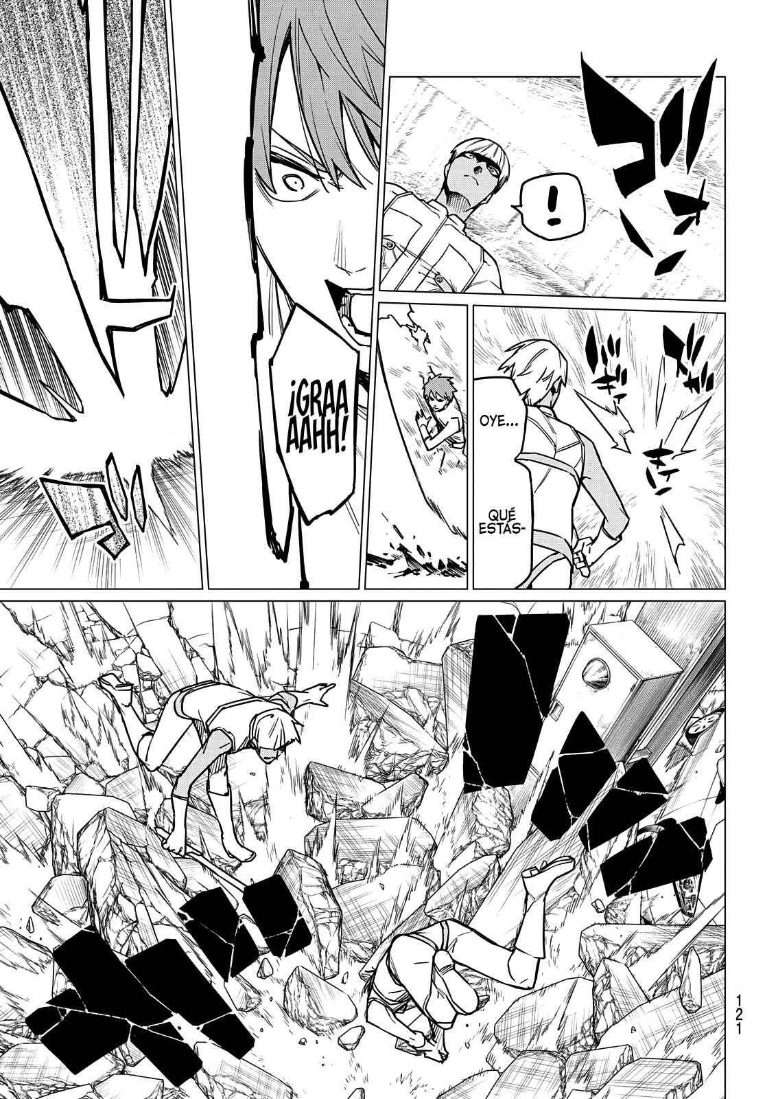 Sentai Daishikkaku Capitulo 32: Los exámenes de Bailong: Enfrentando al equipo de cadetes, parte 4. página 8
