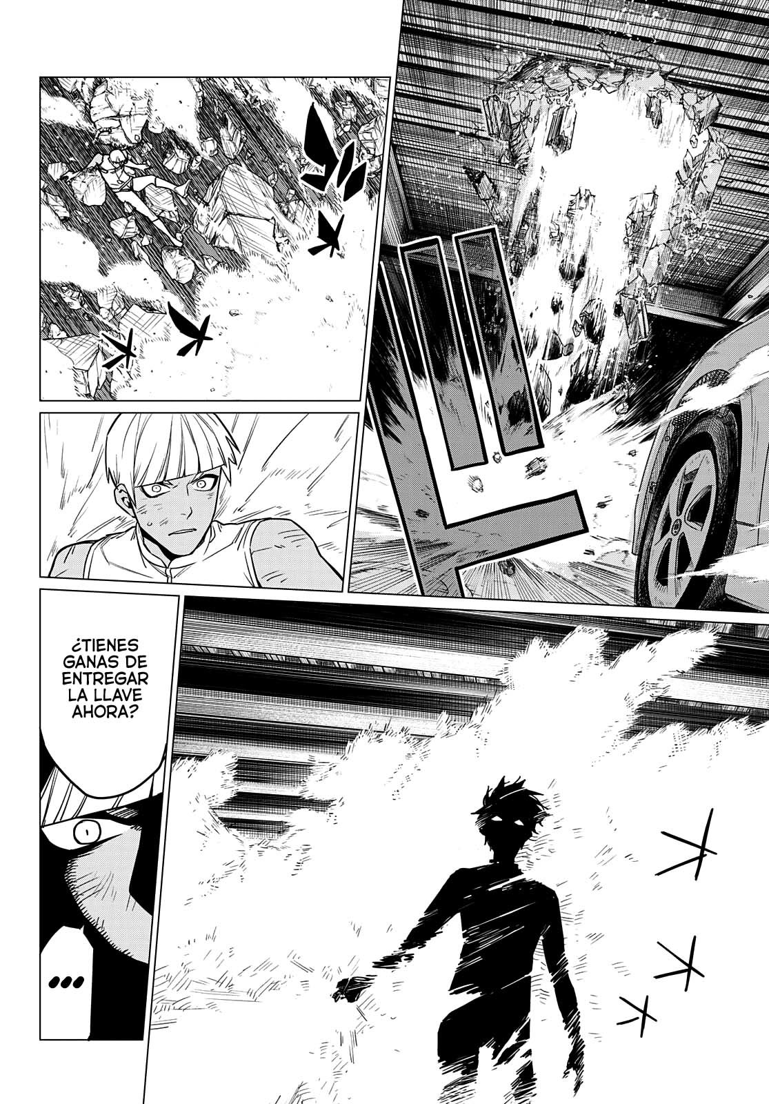 Sentai Daishikkaku Capitulo 32: Los exámenes de Bailong: Enfrentando al equipo de cadetes, parte 4. página 9