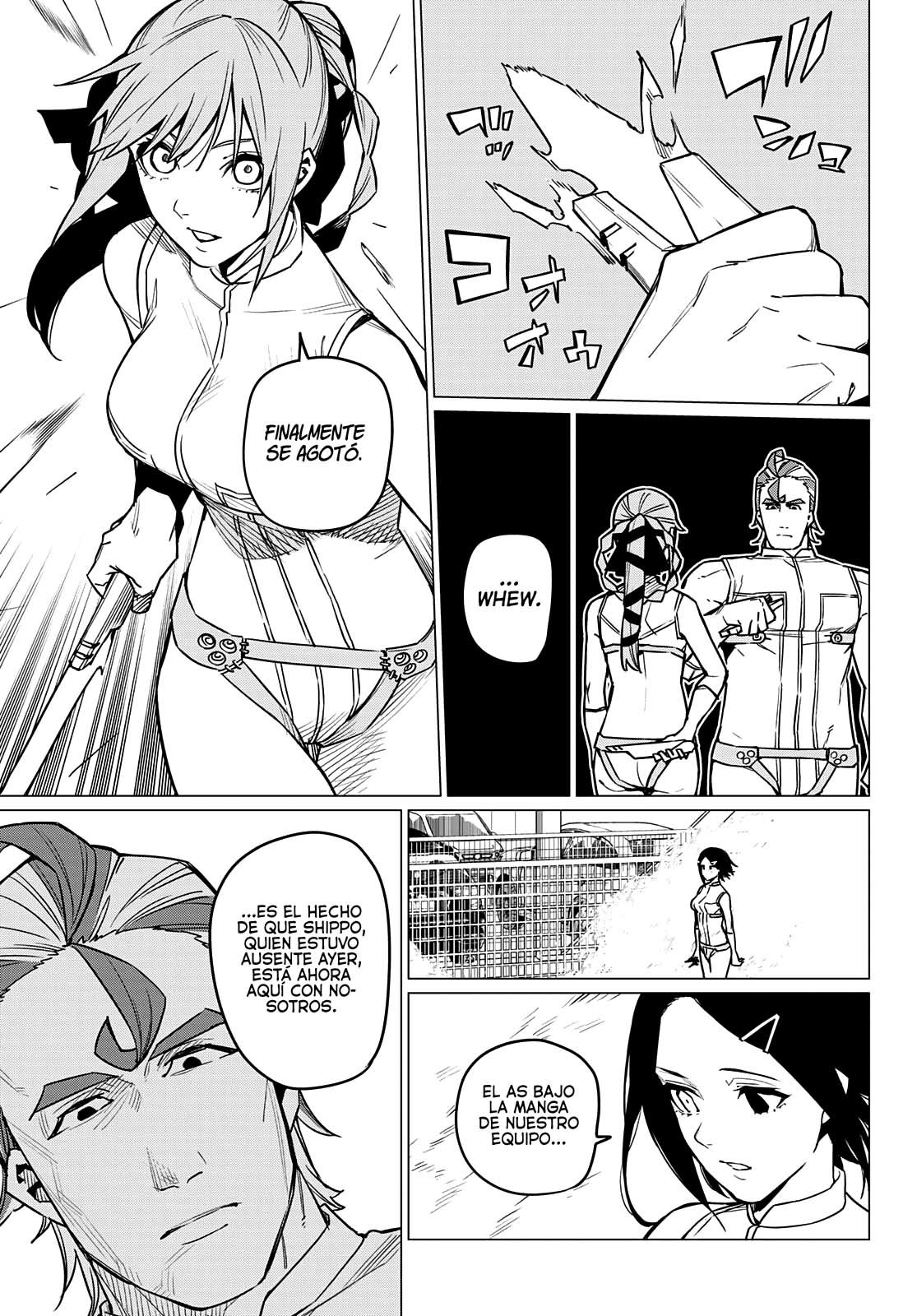 Sentai Daishikkaku Capitulo 33: Los exámenes de Bailong: Enfrentando al equipo de cadetes, parte 5 página 12