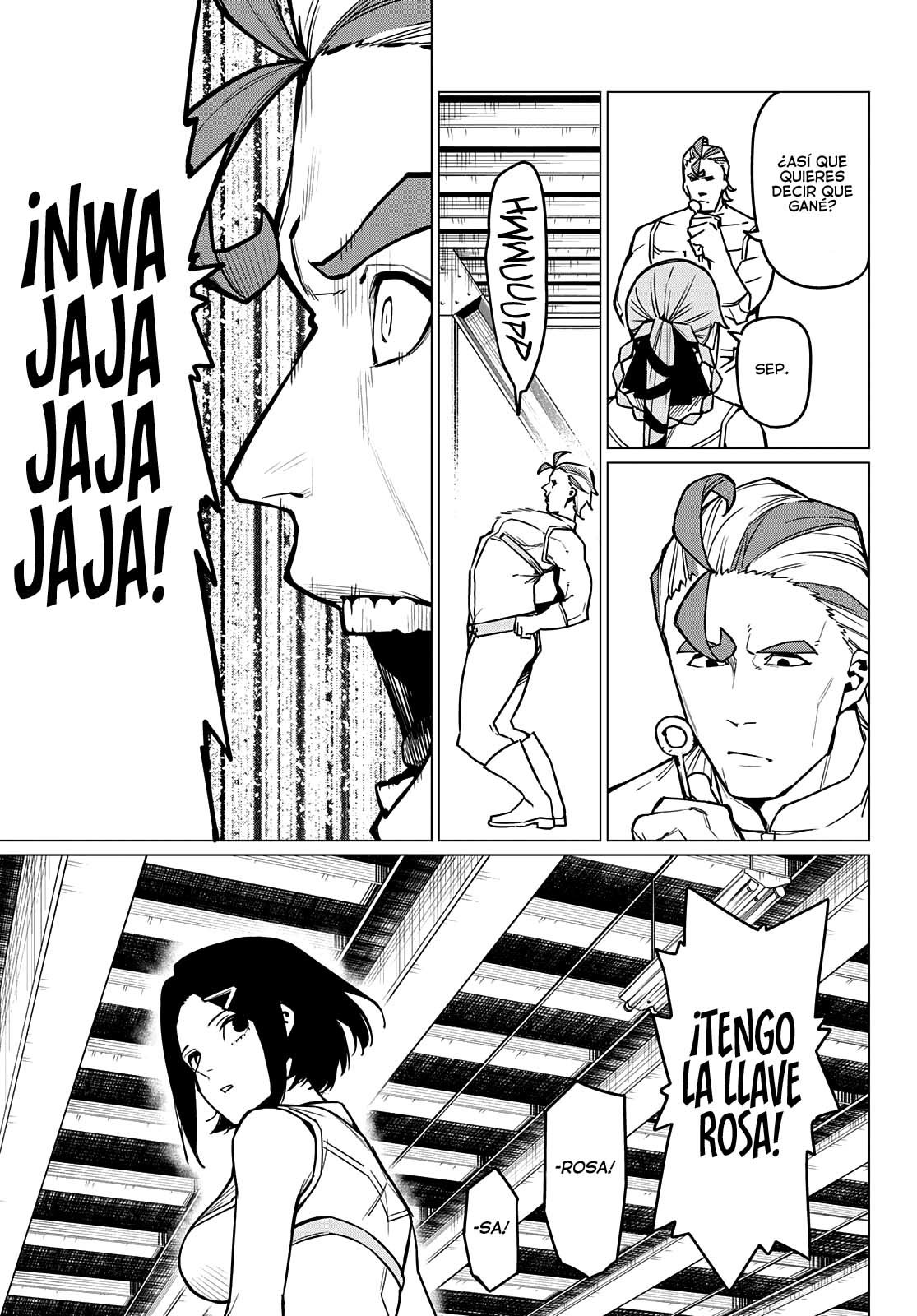 Sentai Daishikkaku Capitulo 33: Los exámenes de Bailong: Enfrentando al equipo de cadetes, parte 5 página 18