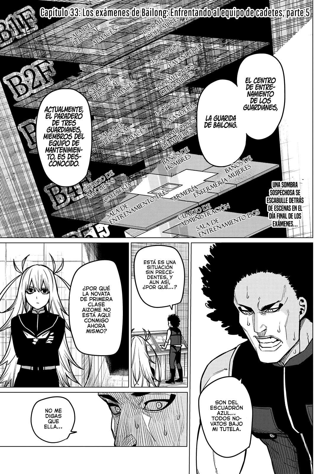 Sentai Daishikkaku Capitulo 33: Los exámenes de Bailong: Enfrentando al equipo de cadetes, parte 5 página 2