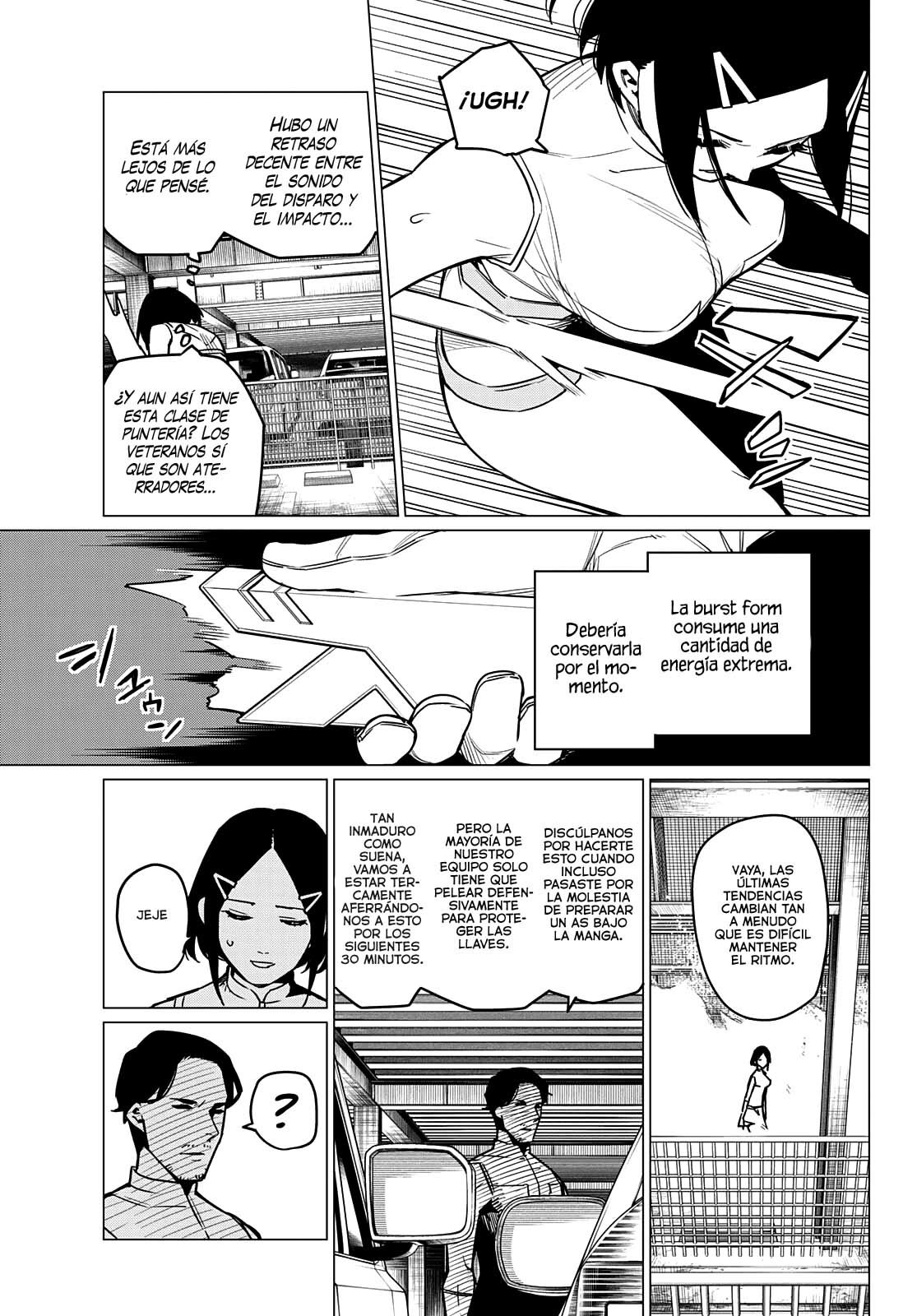 Sentai Daishikkaku Capitulo 33: Los exámenes de Bailong: Enfrentando al equipo de cadetes, parte 5 página 6