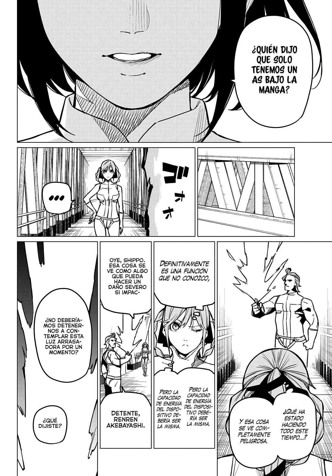Sentai Daishikkaku Capitulo 33: Los exámenes de Bailong: Enfrentando al equipo de cadetes, parte 5 página 7