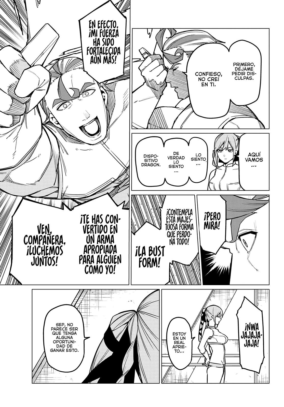 Sentai Daishikkaku Capitulo 33: Los exámenes de Bailong: Enfrentando al equipo de cadetes, parte 5 página 8