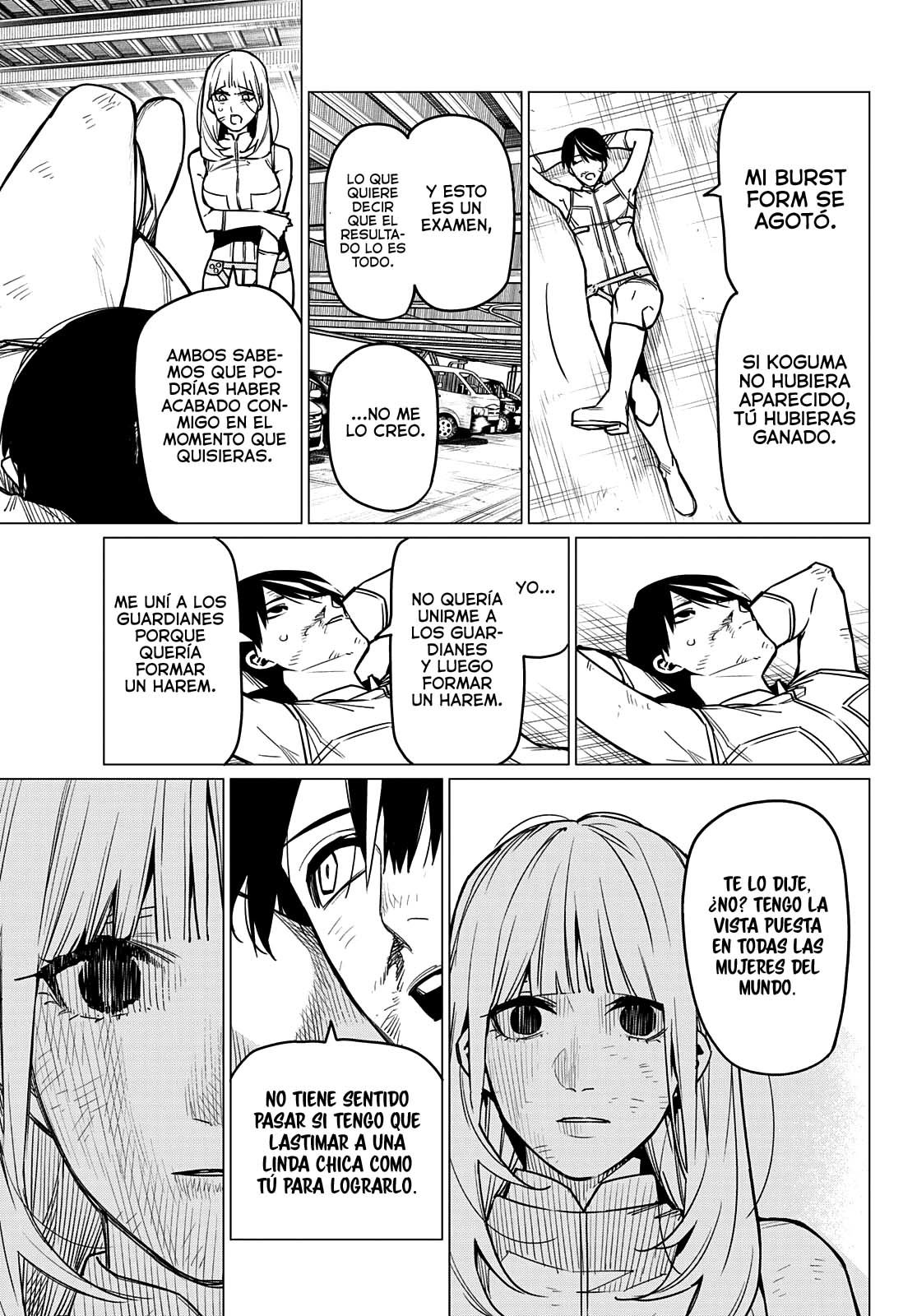 Sentai Daishikkaku Capitulo 34: Los exámenes de Bailong: Enfrentando al equipo de cadetes, parte 5 página 18