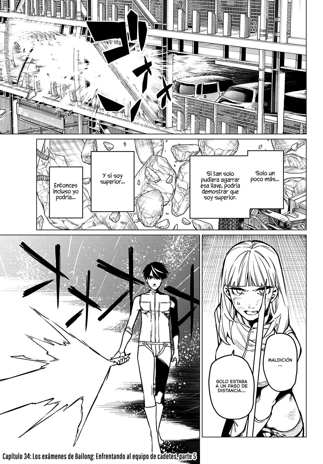 Sentai Daishikkaku Capitulo 34: Los exámenes de Bailong: Enfrentando al equipo de cadetes, parte 5 página 2