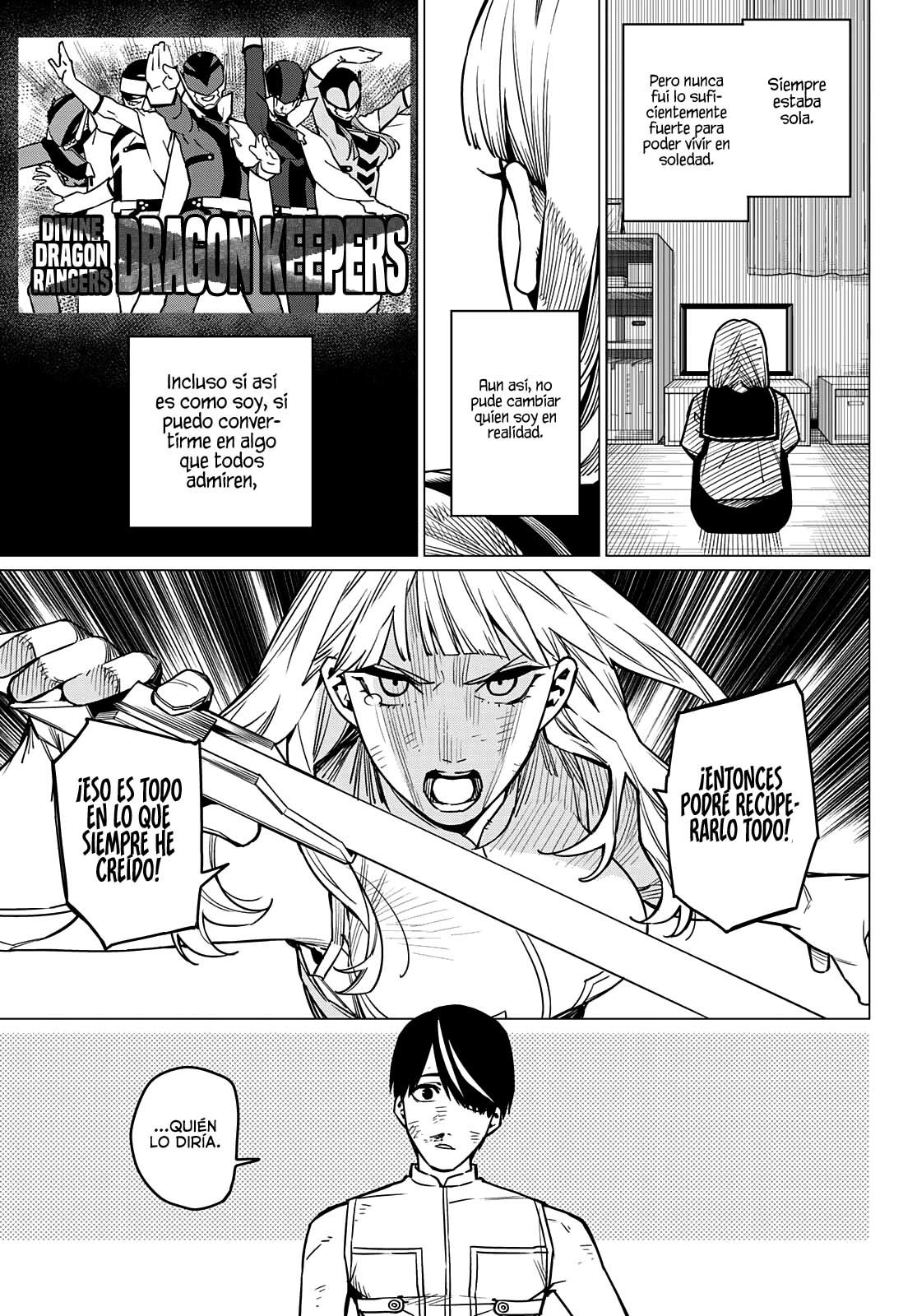 Sentai Daishikkaku Capitulo 34: Los exámenes de Bailong: Enfrentando al equipo de cadetes, parte 5 página 8