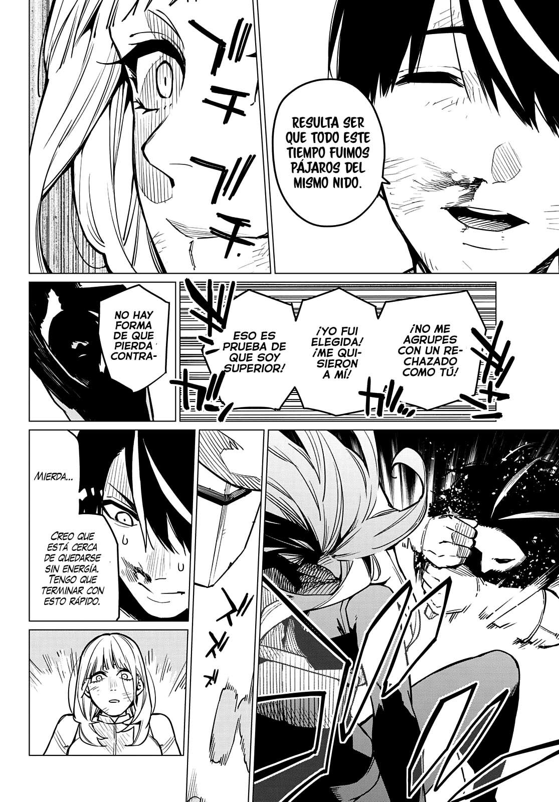 Sentai Daishikkaku Capitulo 34: Los exámenes de Bailong: Enfrentando al equipo de cadetes, parte 5 página 9