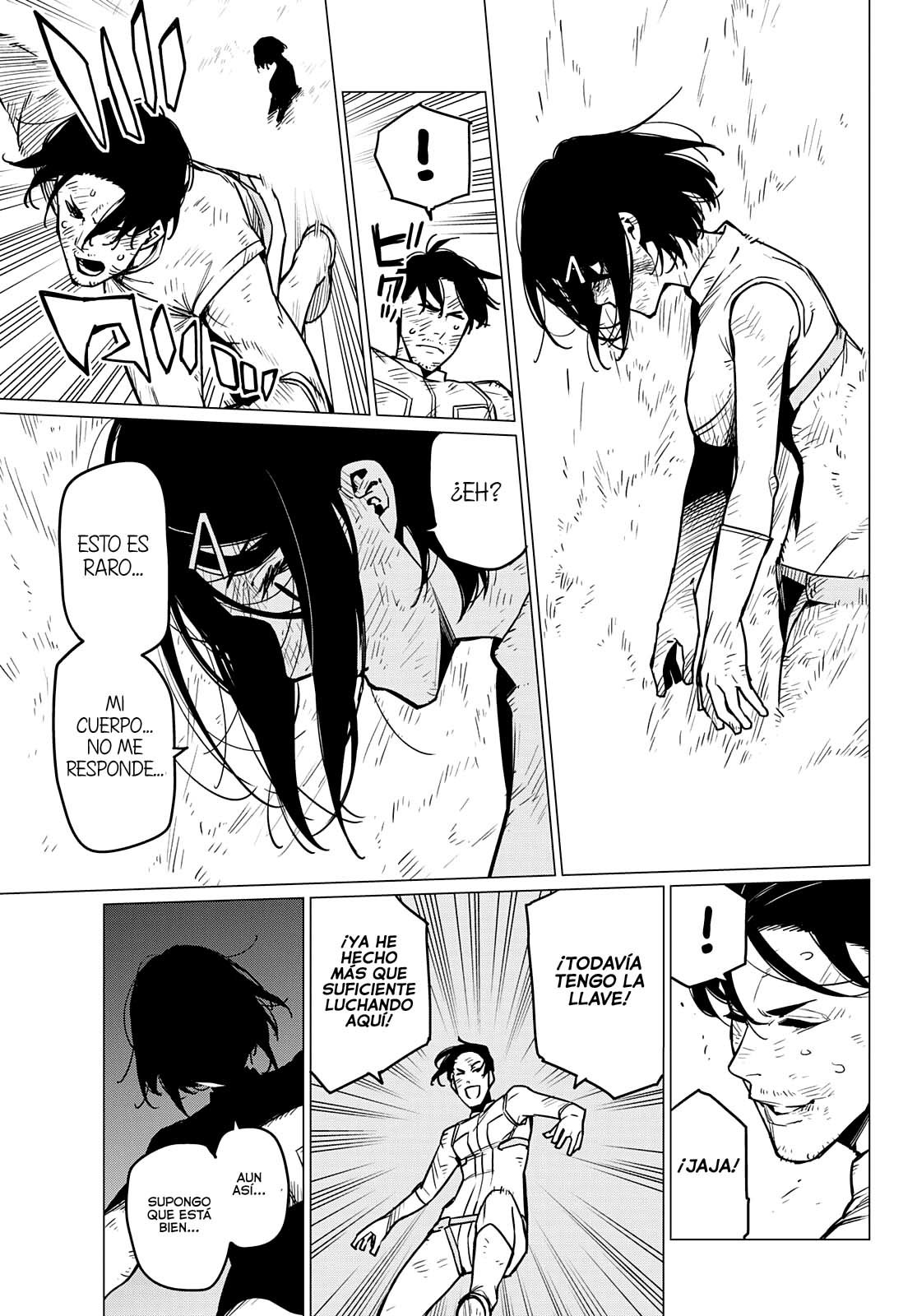 Sentai Daishikkaku Capitulo 35: Los exámenes de Bailong: Enfrentando al equipo de cadetes, Parte 7 página 14