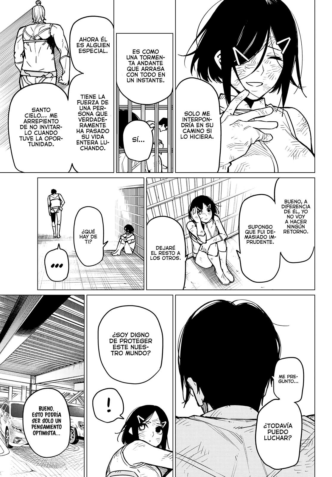 Sentai Daishikkaku Capitulo 35: Los exámenes de Bailong: Enfrentando al equipo de cadetes, Parte 7 página 18