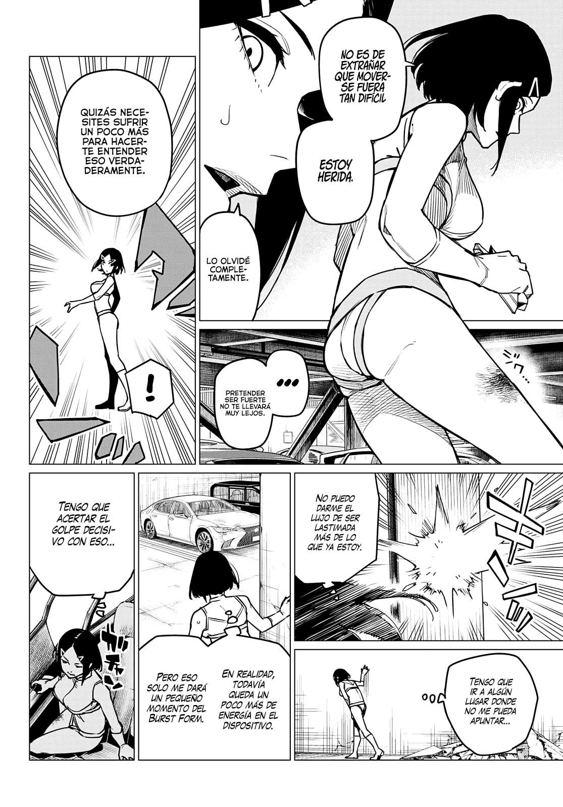 Sentai Daishikkaku Capitulo 35: Los exámenes de Bailong: Enfrentando al equipo de cadetes, Parte 7 página 3