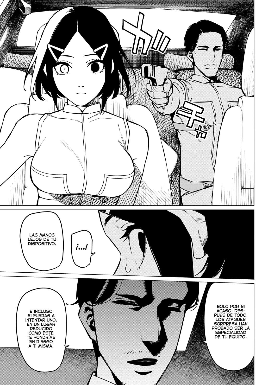 Sentai Daishikkaku Capitulo 35: Los exámenes de Bailong: Enfrentando al equipo de cadetes, Parte 7 página 4