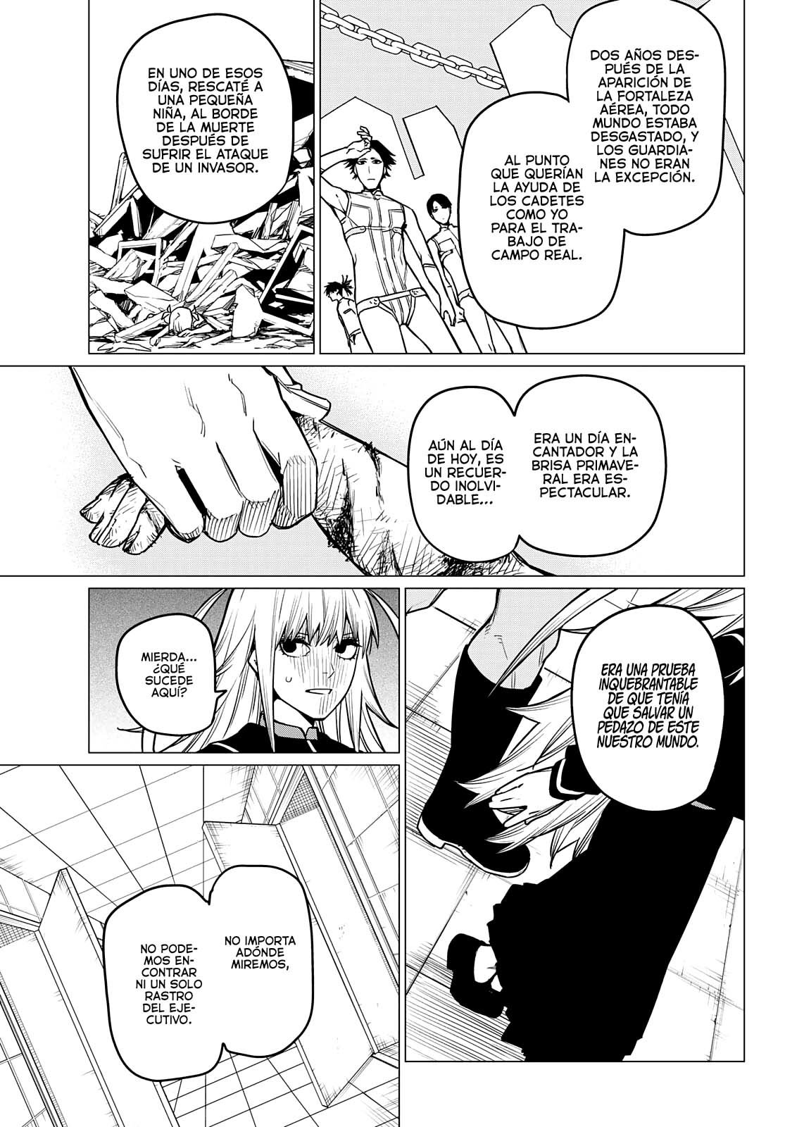 Sentai Daishikkaku Capitulo 35: Los exámenes de Bailong: Enfrentando al equipo de cadetes, Parte 7 página 6