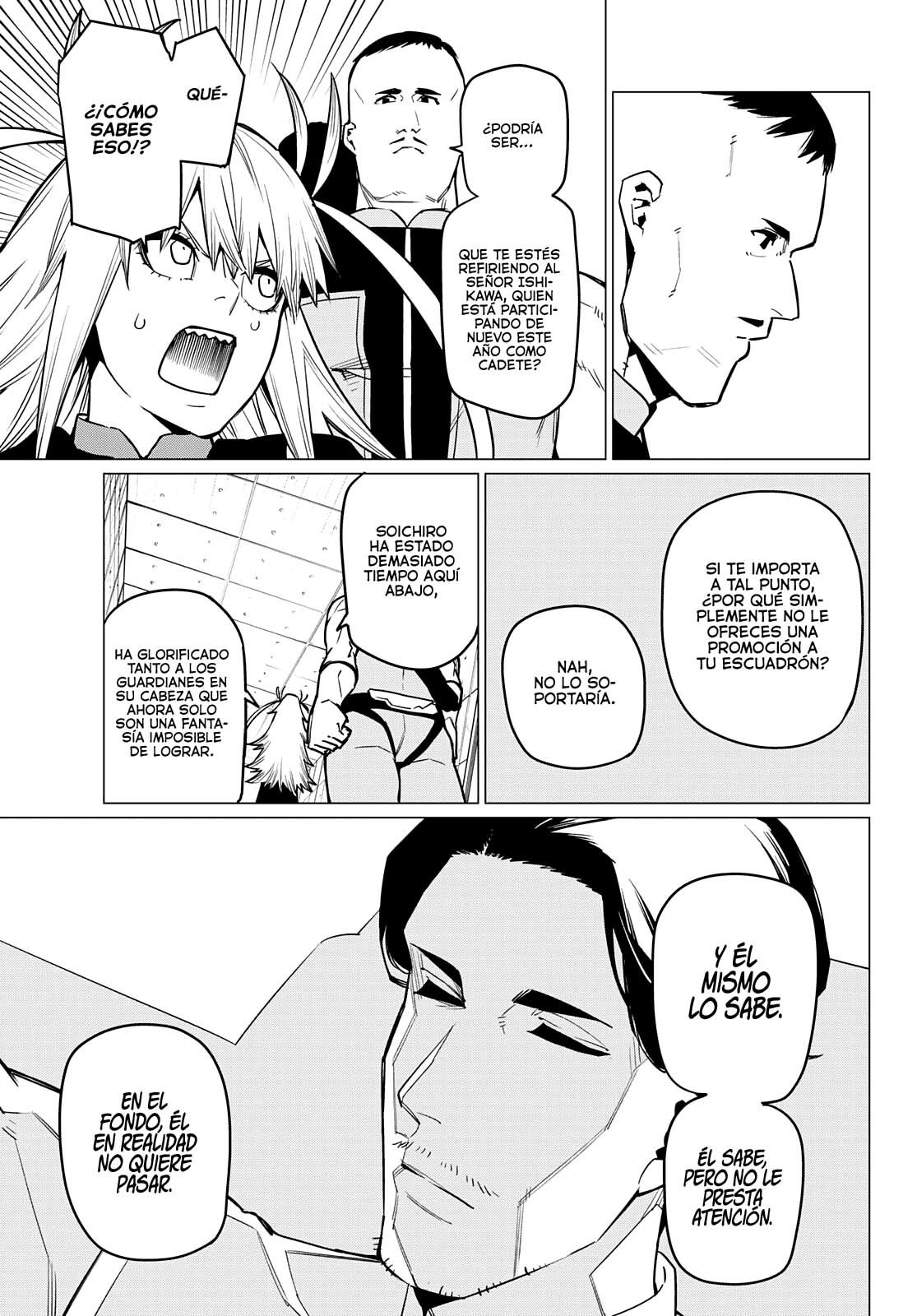 Sentai Daishikkaku Capitulo 35: Los exámenes de Bailong: Enfrentando al equipo de cadetes, Parte 7 página 8