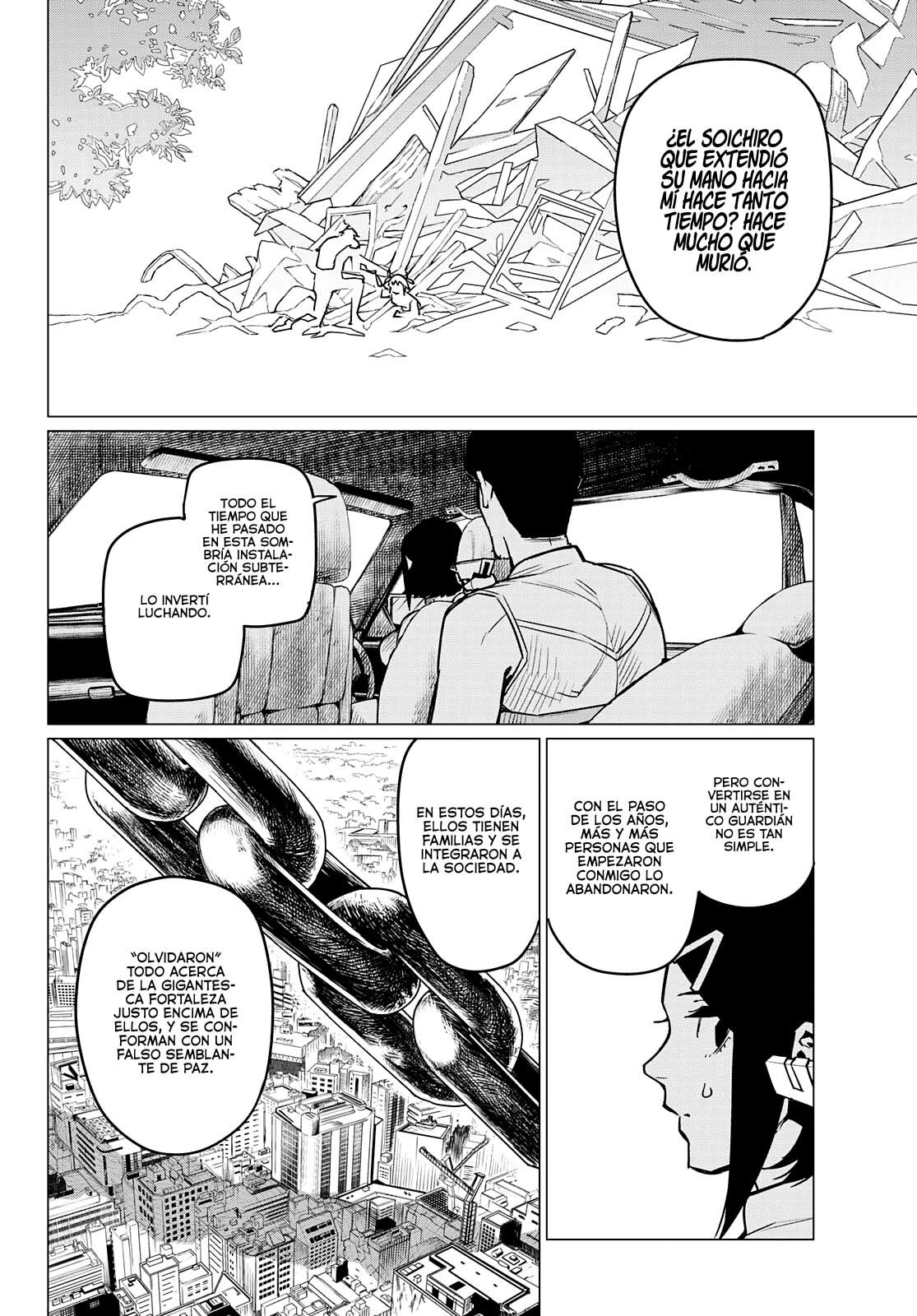 Sentai Daishikkaku Capitulo 35: Los exámenes de Bailong: Enfrentando al equipo de cadetes, Parte 7 página 9