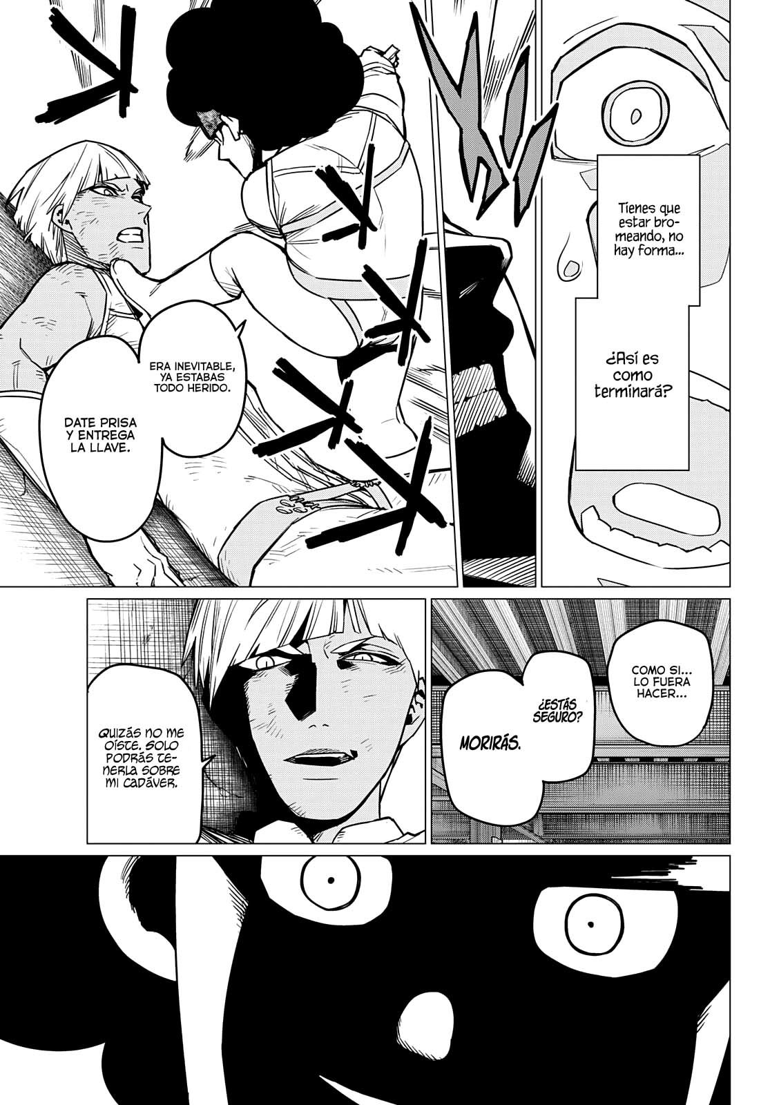 Sentai Daishikkaku Capitulo 36: Los exámenes de Bailong: Enfrentando al equipo de cadetes, Parte 8 página 10