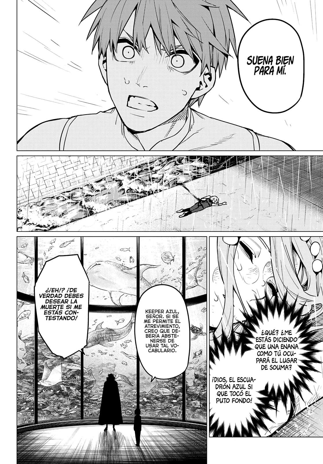 Sentai Daishikkaku Capitulo 36: Los exámenes de Bailong: Enfrentando al equipo de cadetes, Parte 8 página 11