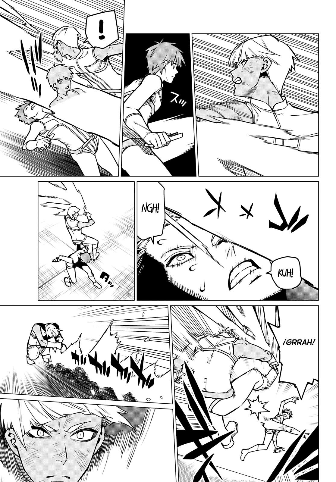 Sentai Daishikkaku Capitulo 36: Los exámenes de Bailong: Enfrentando al equipo de cadetes, Parte 8 página 4