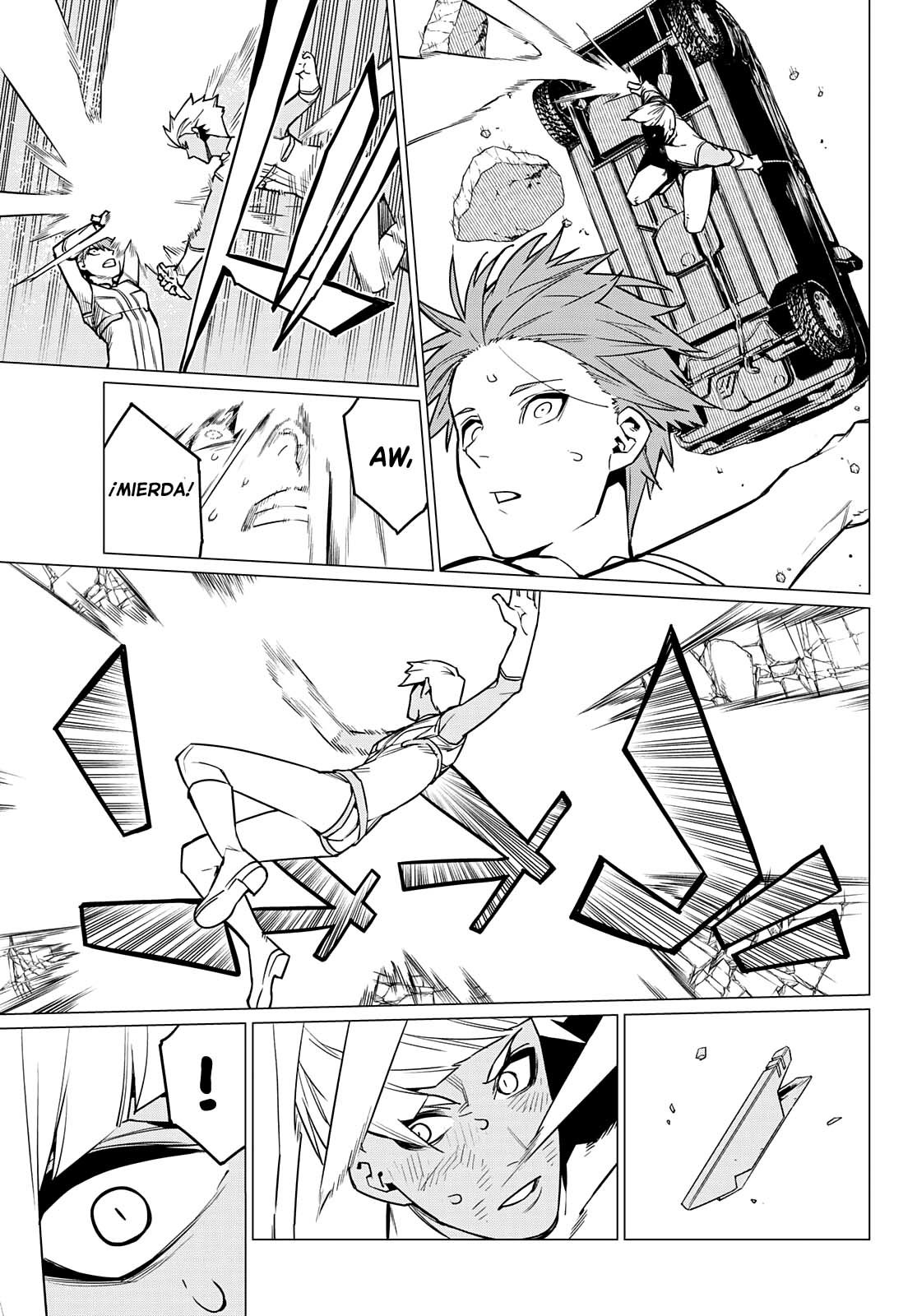 Sentai Daishikkaku Capitulo 36: Los exámenes de Bailong: Enfrentando al equipo de cadetes, Parte 8 página 6