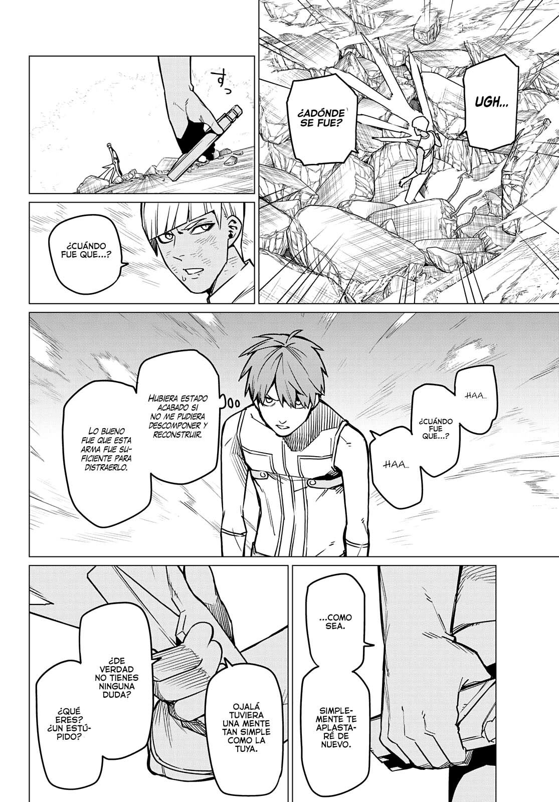 Sentai Daishikkaku Capitulo 36: Los exámenes de Bailong: Enfrentando al equipo de cadetes, Parte 8 página 7