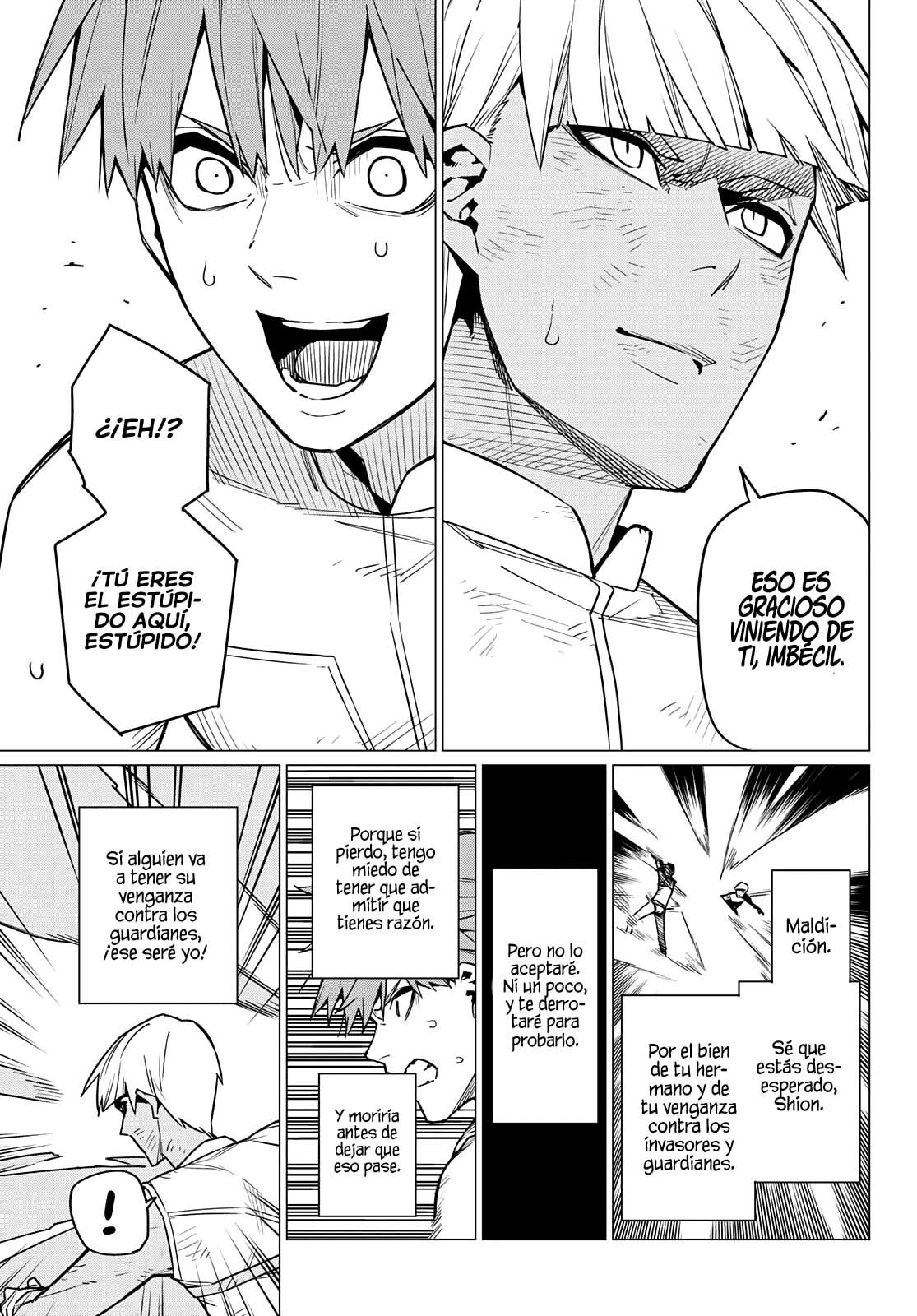 Sentai Daishikkaku Capitulo 36: Los exámenes de Bailong: Enfrentando al equipo de cadetes, Parte 8 página 8