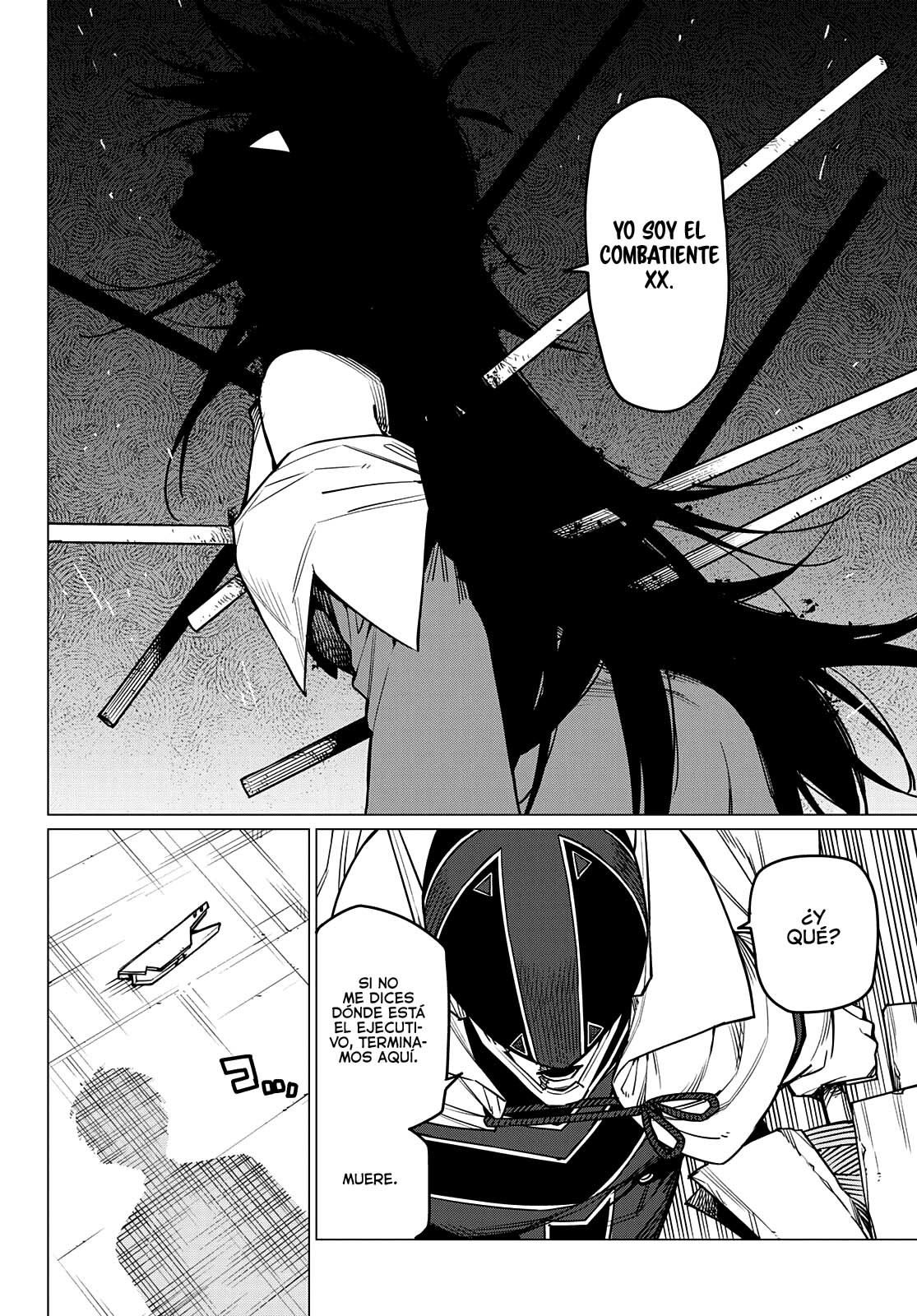 Sentai Daishikkaku Capitulo 37: Los exámenes de Bailong: Enfrentando al equipo de cadetes, Parte 9 página 13