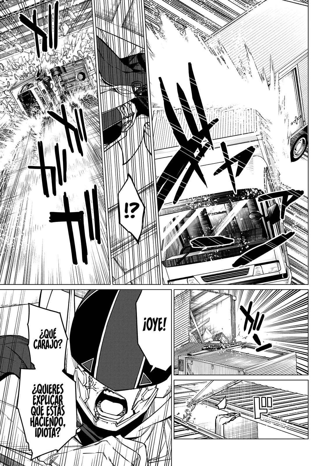 Sentai Daishikkaku Capitulo 37: Los exámenes de Bailong: Enfrentando al equipo de cadetes, Parte 9 página 14