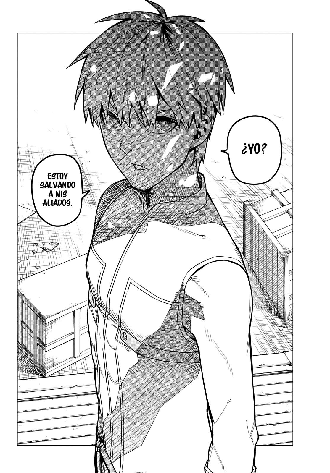 Sentai Daishikkaku Capitulo 37: Los exámenes de Bailong: Enfrentando al equipo de cadetes, Parte 9 página 17