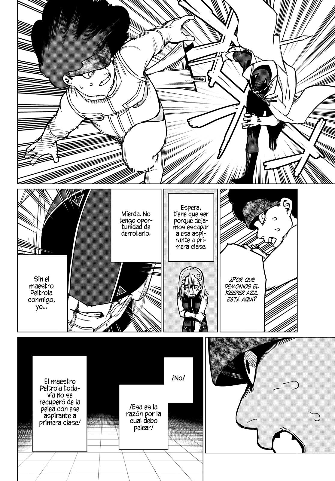 Sentai Daishikkaku Capitulo 37: Los exámenes de Bailong: Enfrentando al equipo de cadetes, Parte 9 página 3