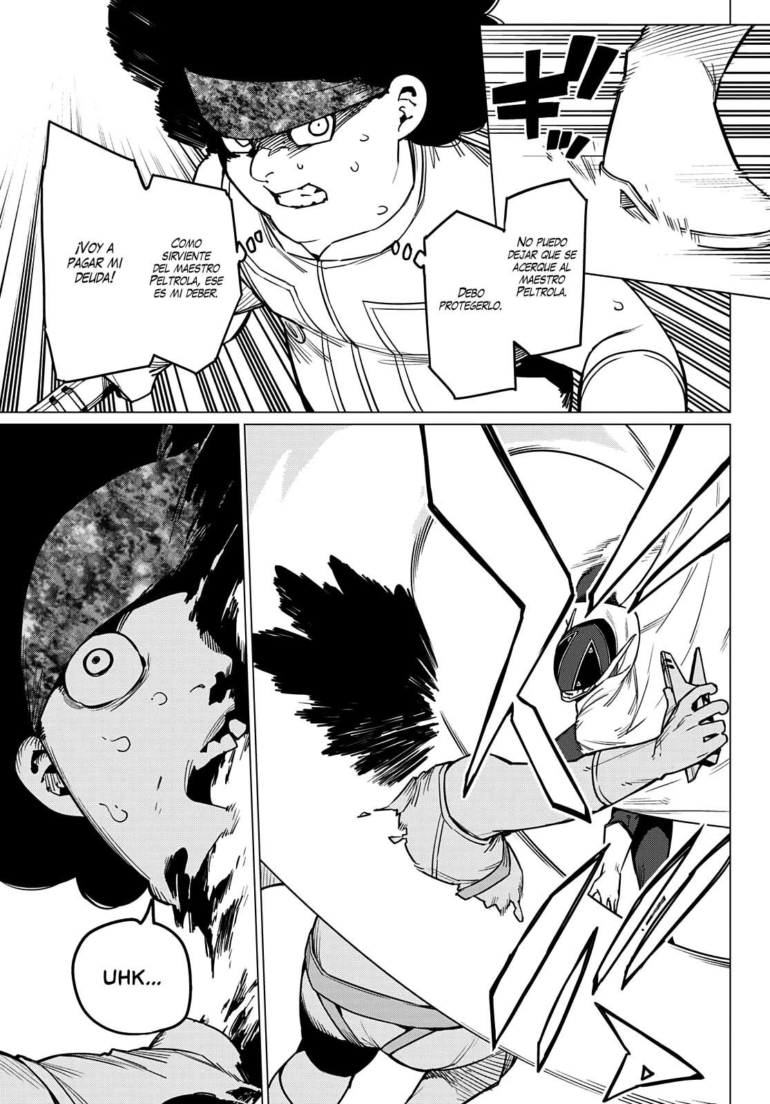 Sentai Daishikkaku Capitulo 37: Los exámenes de Bailong: Enfrentando al equipo de cadetes, Parte 9 página 4