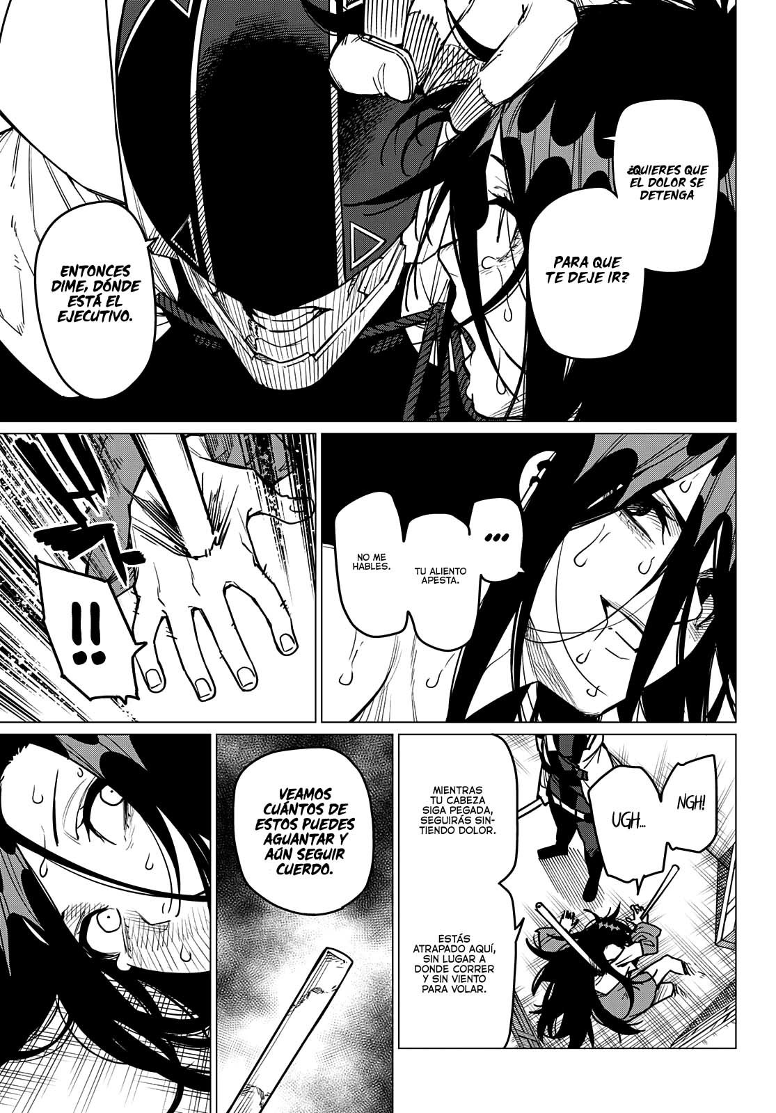Sentai Daishikkaku Capitulo 37: Los exámenes de Bailong: Enfrentando al equipo de cadetes, Parte 9 página 8