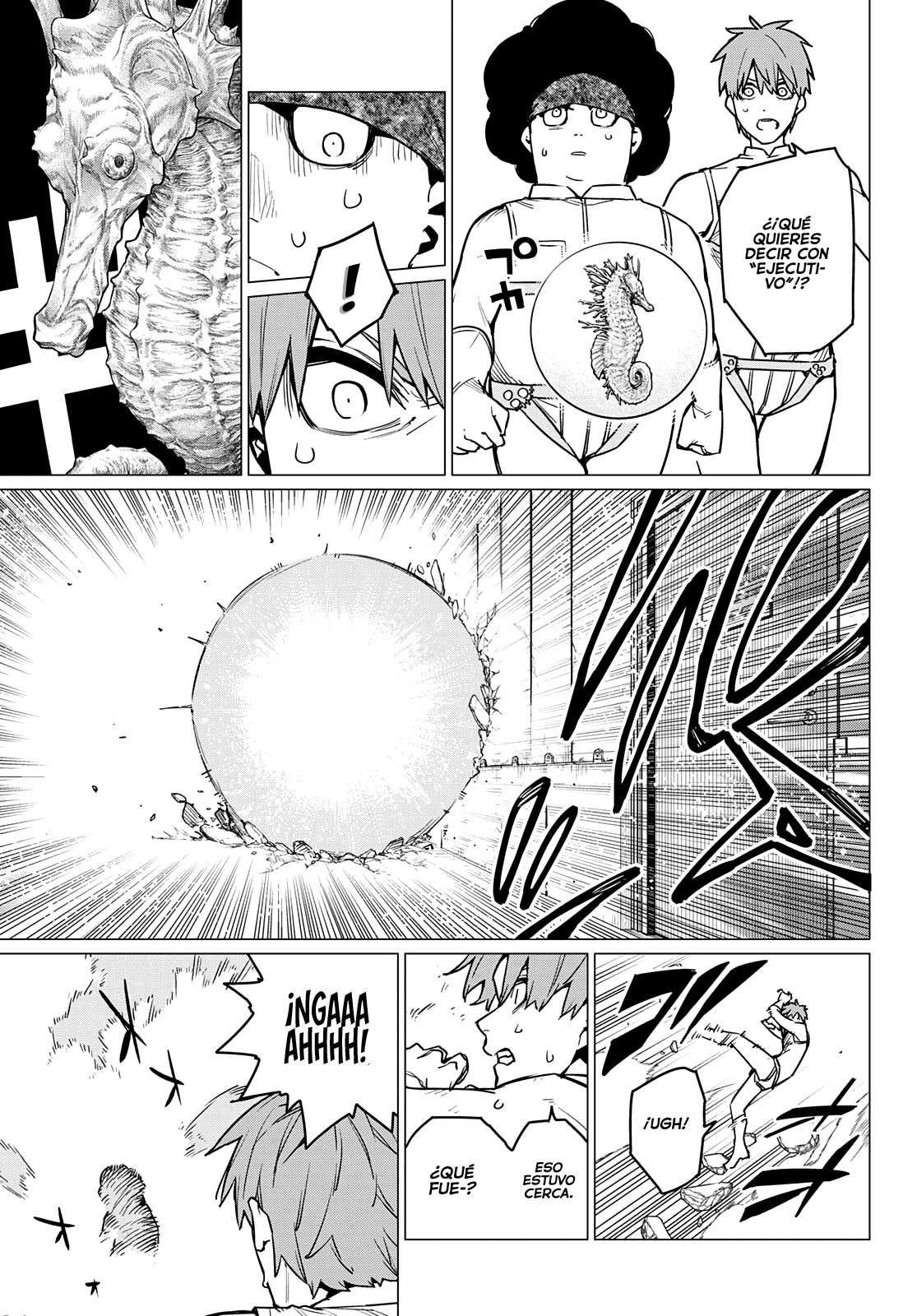Sentai Daishikkaku Capitulo 38: Los exámenes de Bailong: Enfrentando al Keeper Azul página 10